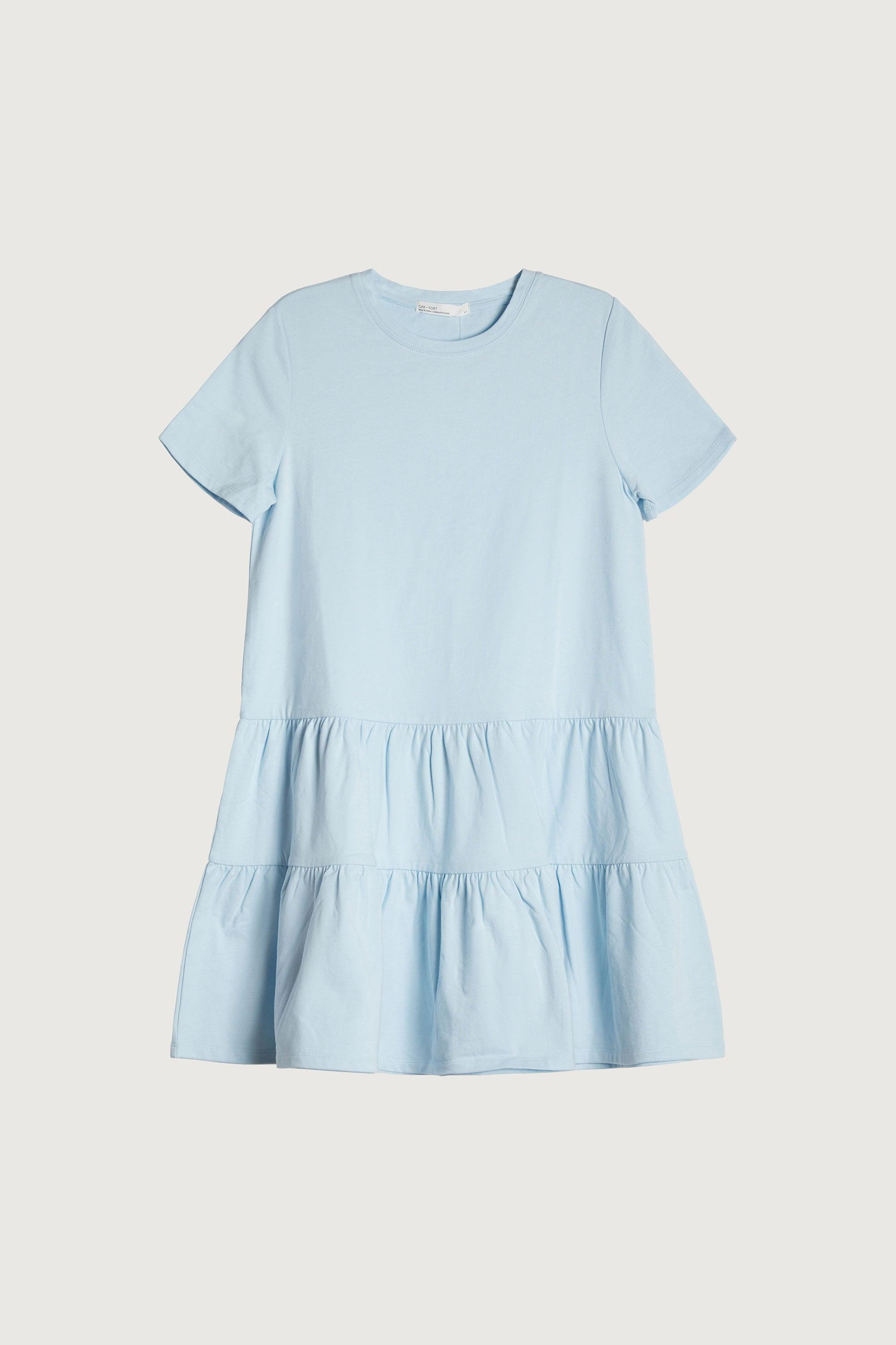 KNIT TIERED MINI DRESS by OAK + FORT