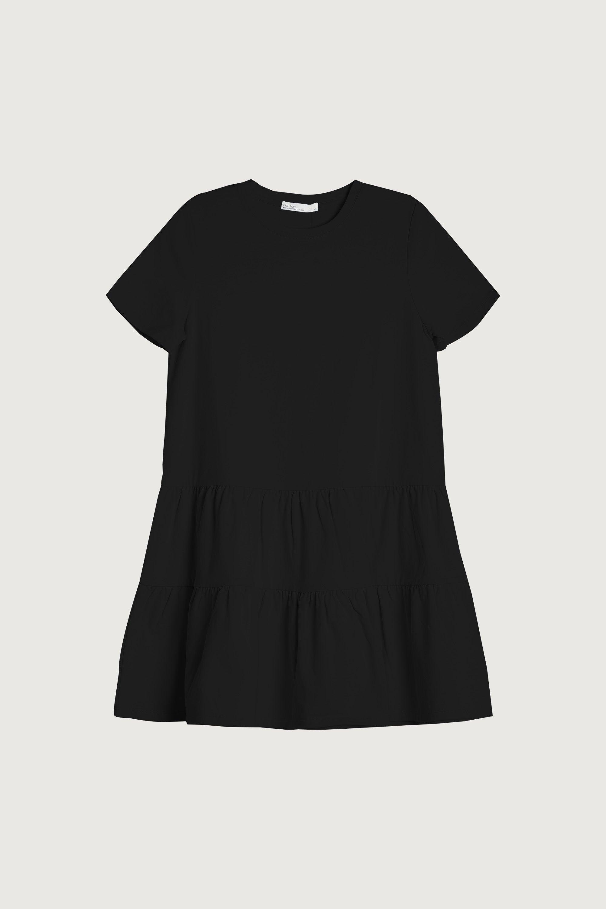 KNIT TIERED MINI DRESS by OAK + FORT