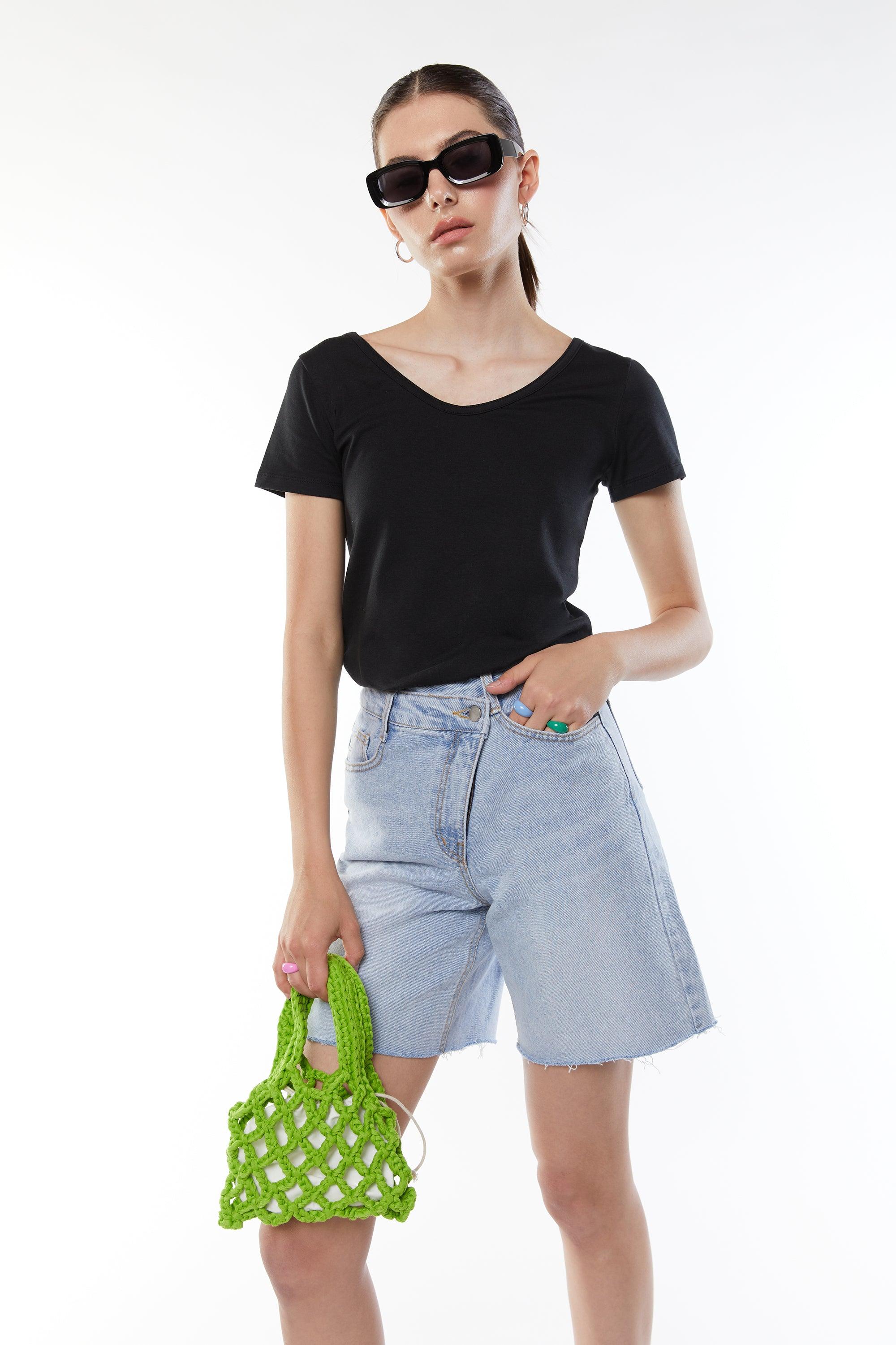 KNIT WOVEN BAG by OAK + FORT