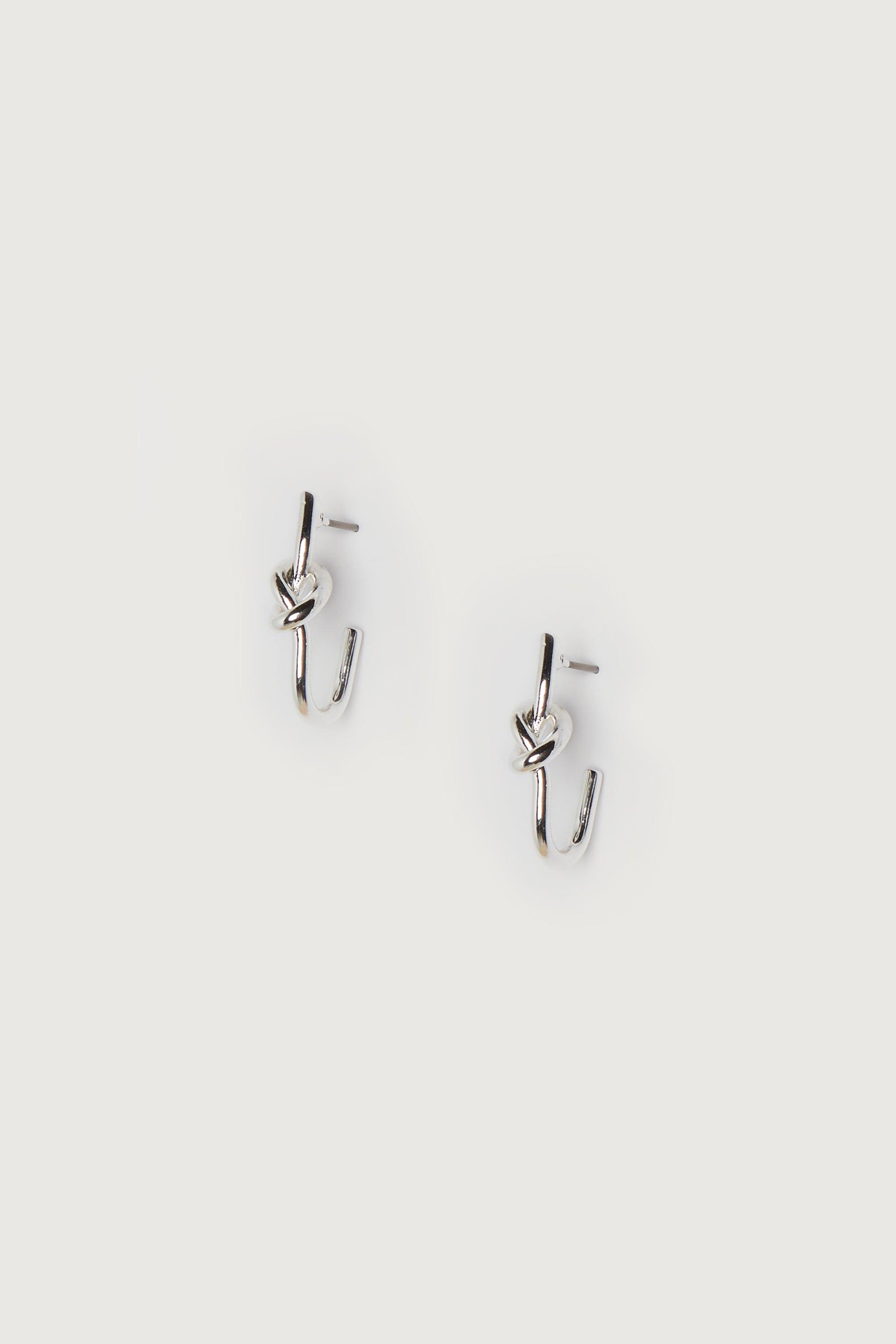 KNOT OPEN HOOP EARRING by OAK + FORT