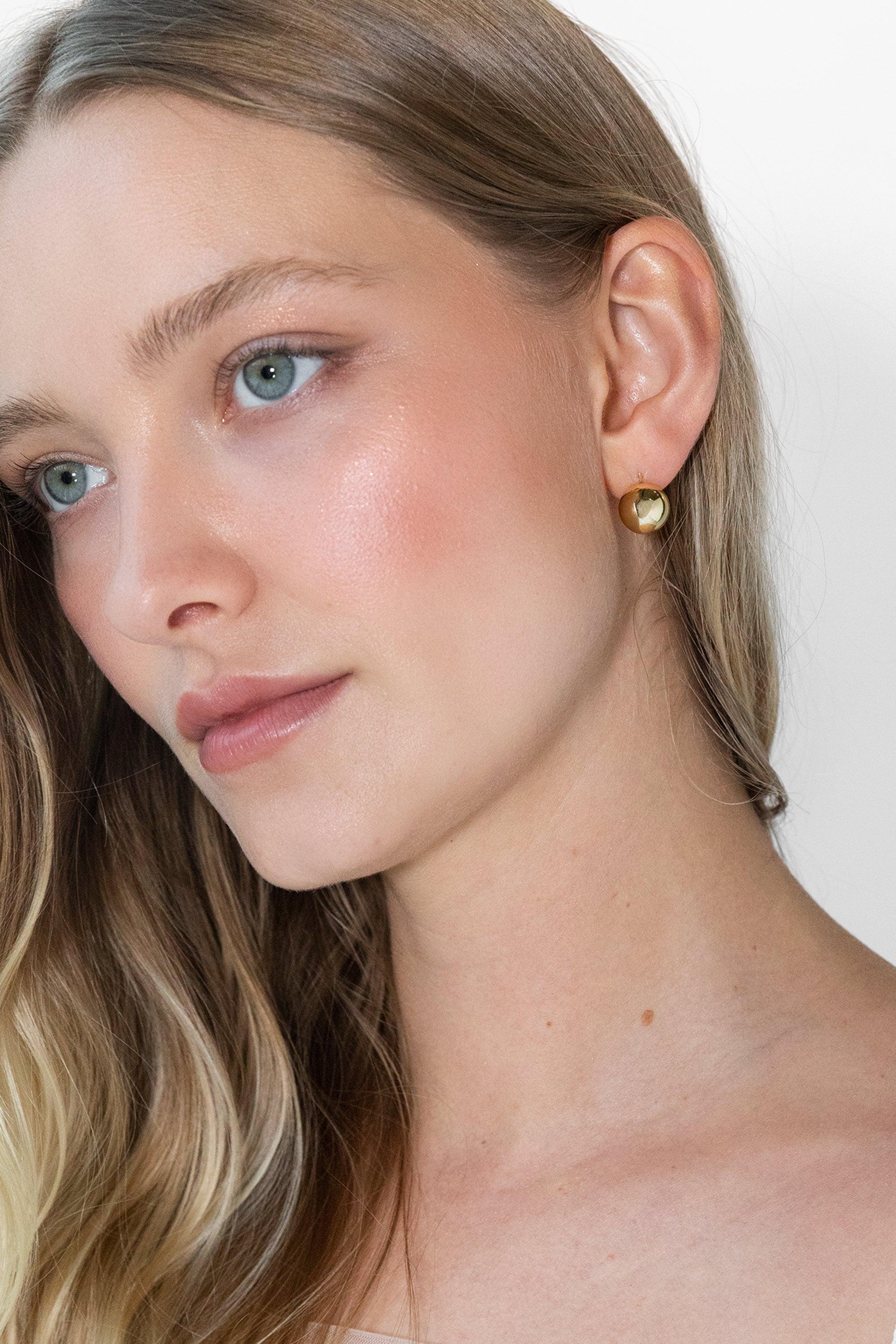 LARGE BALL EARRING by OAK + FORT