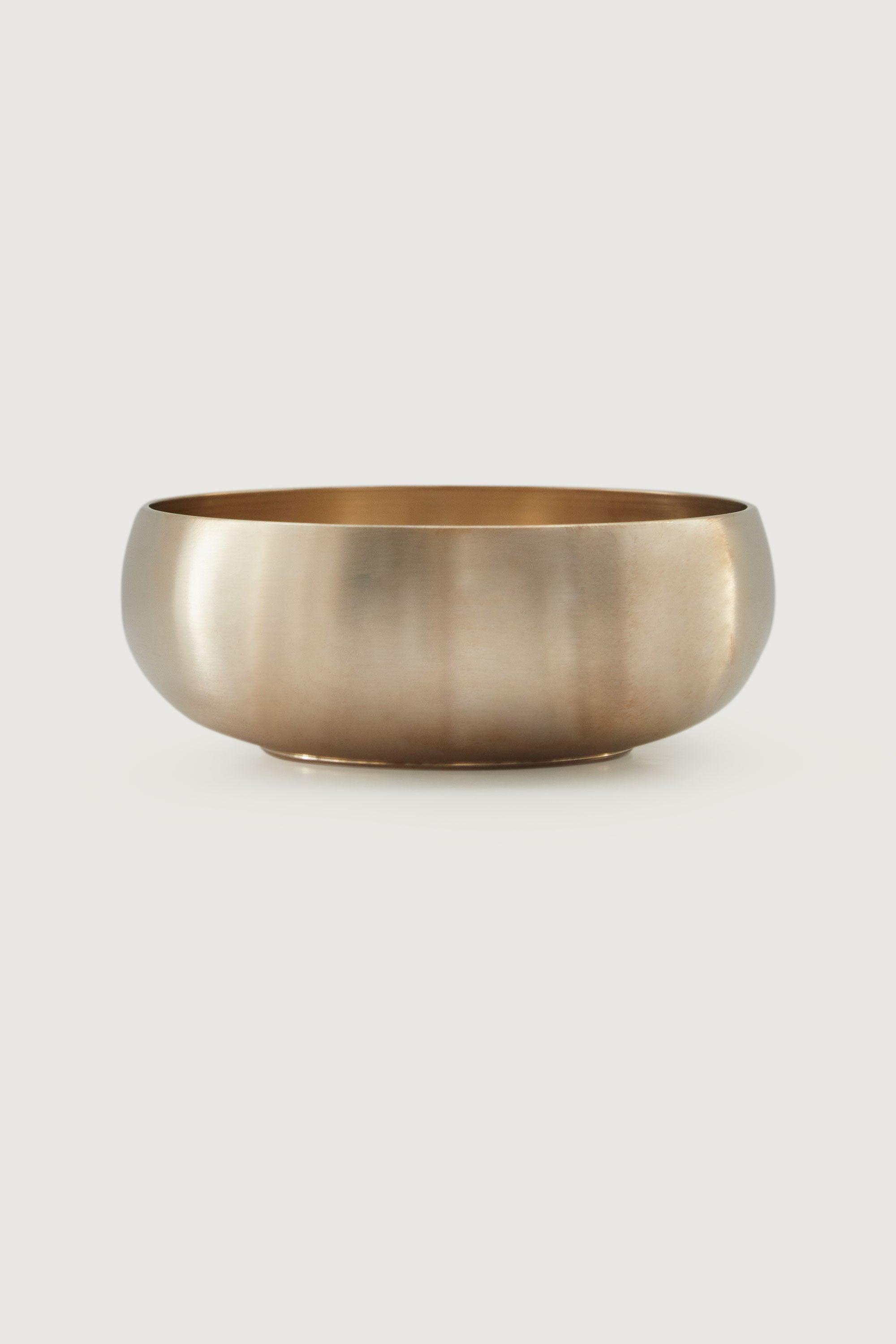 LARGE BRASSWARE BOWL by OAK + FORT