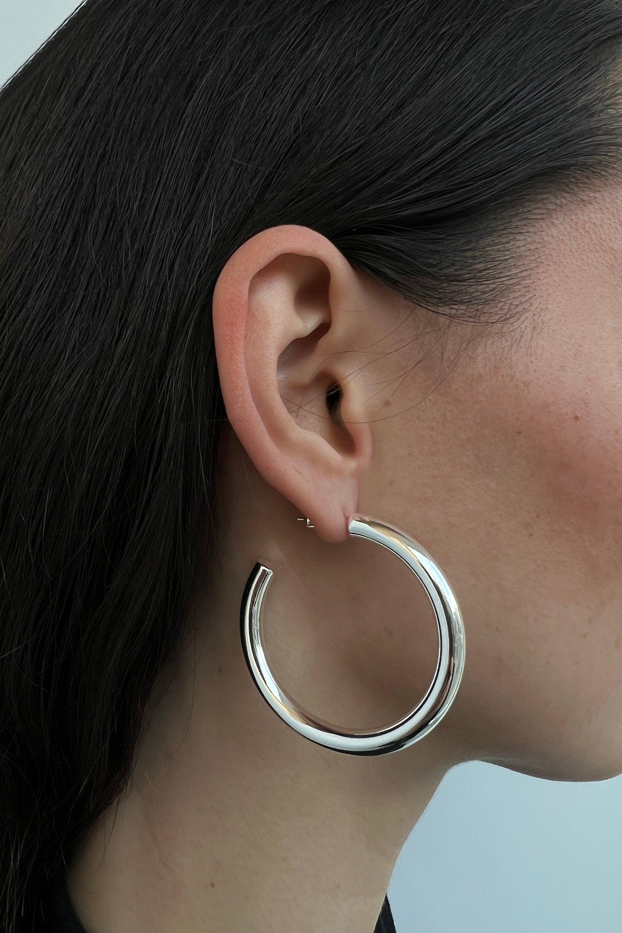 LARGE THICK HOOPS by OAK + FORT