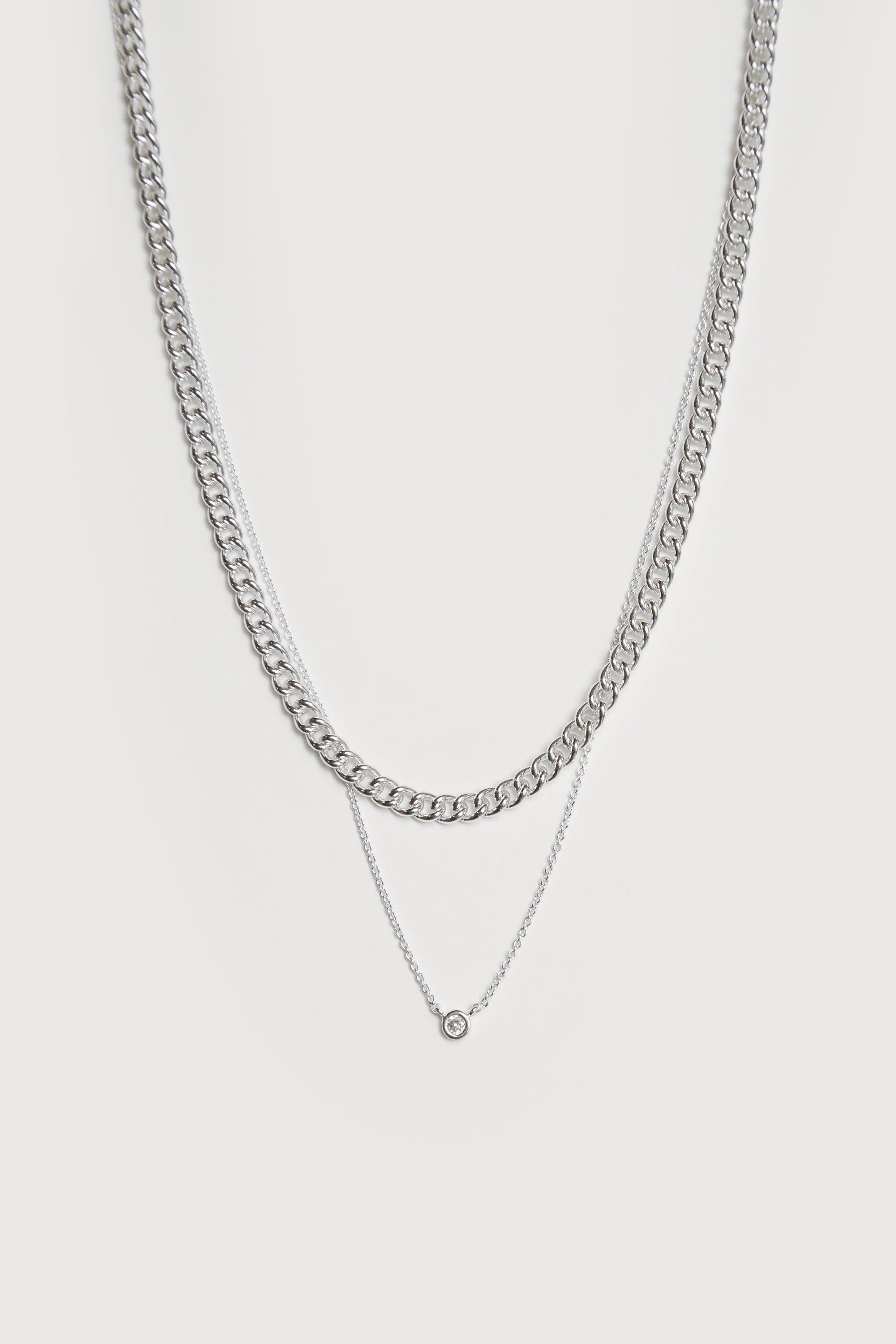 LAYERED CHAIN NECKLACE by OAK + FORT