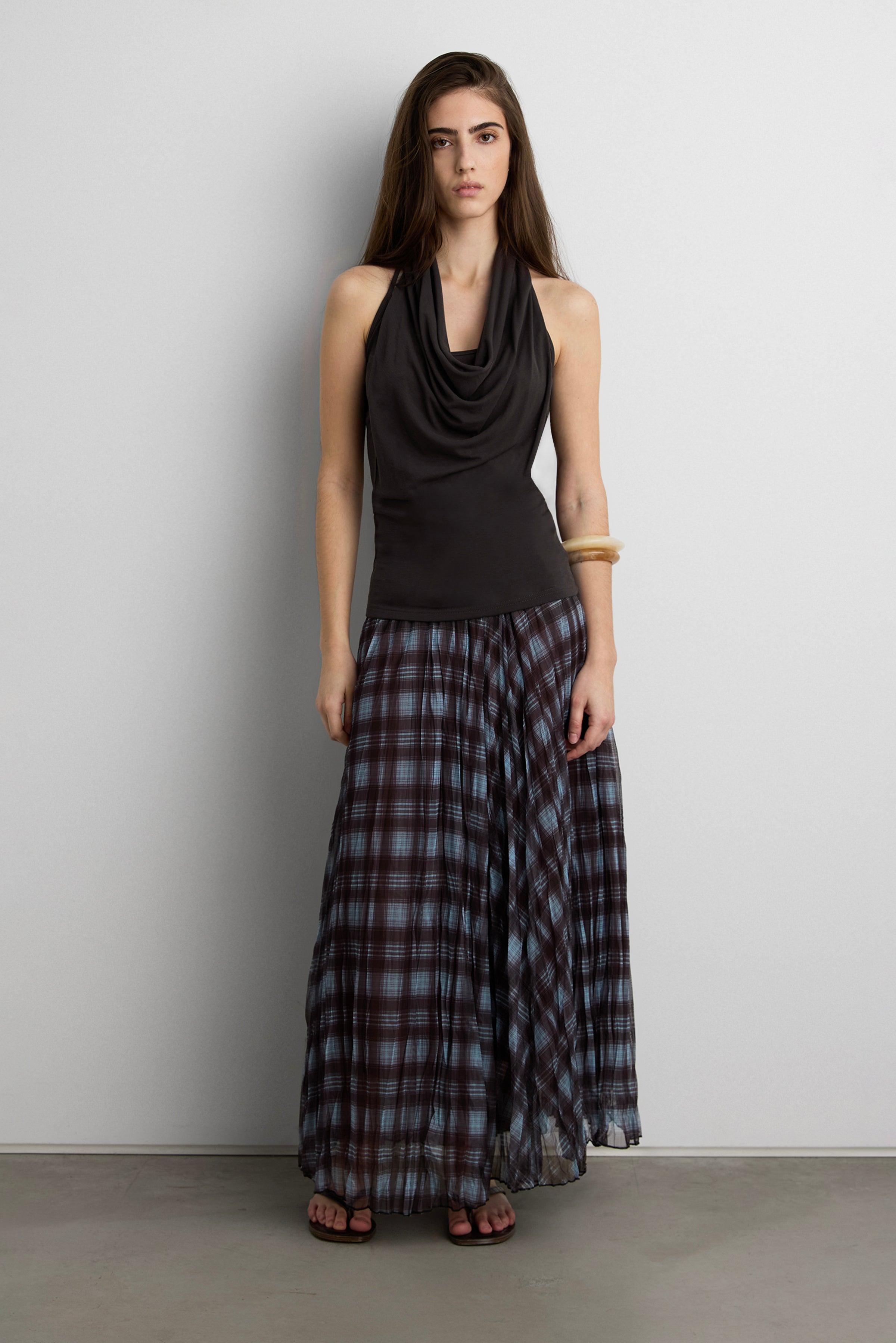 LAYERED COWL NECK TOP by OAK + FORT