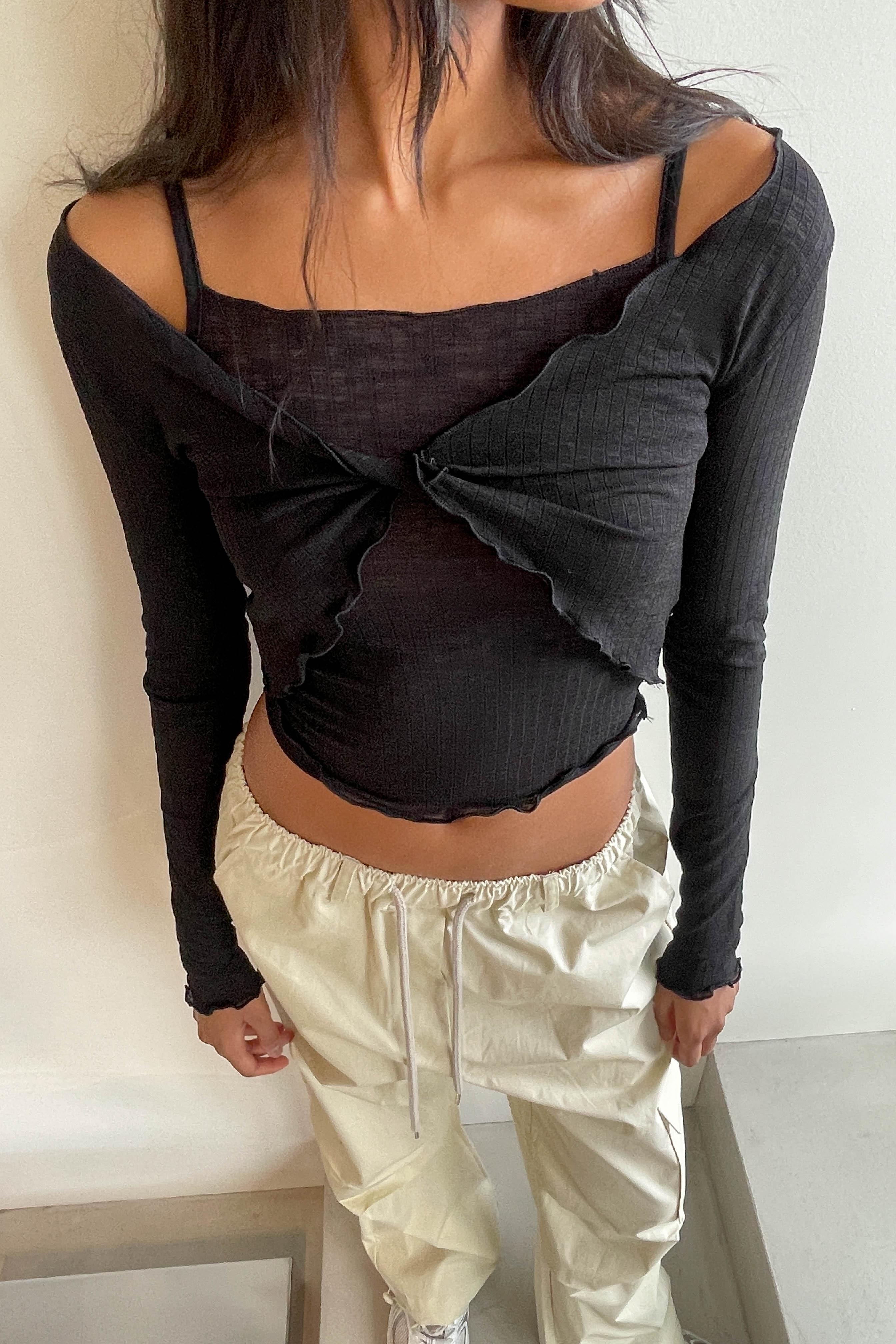 LAYERED CROP TOP by OAK + FORT
