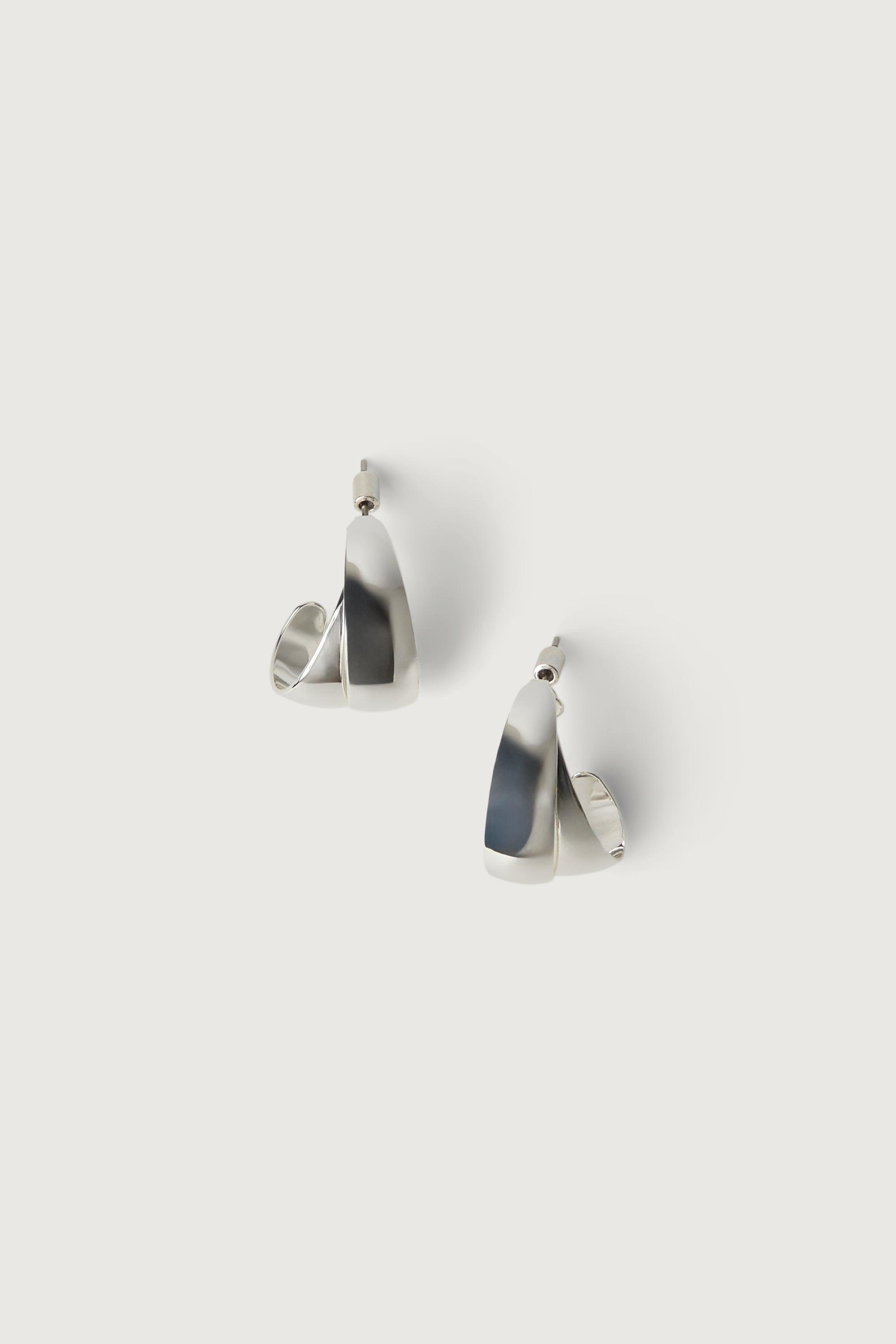 LAYERED CURVE EARRINGS by OAK + FORT