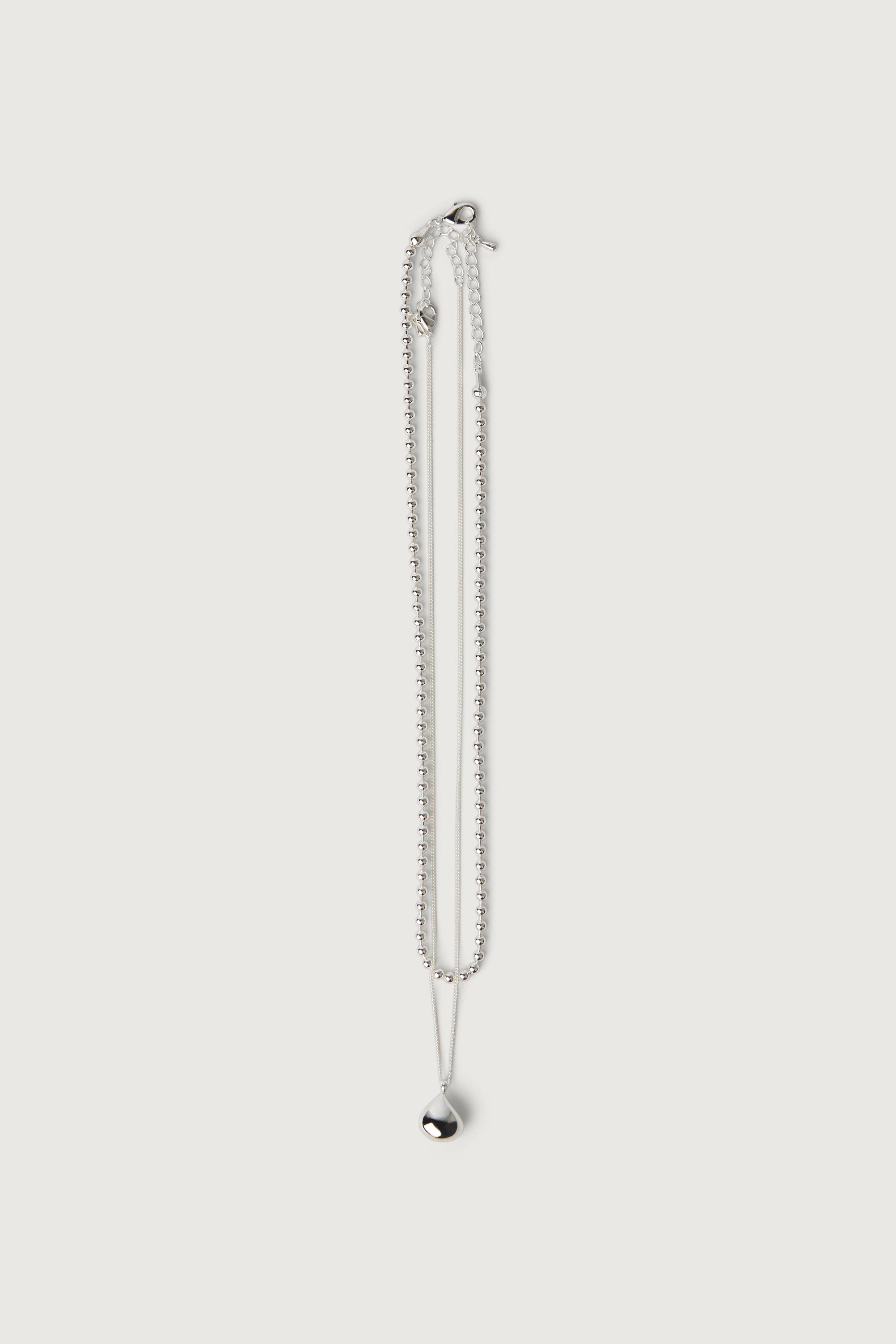 LAYERED HEART PENDANT NECKLACE by OAK + FORT