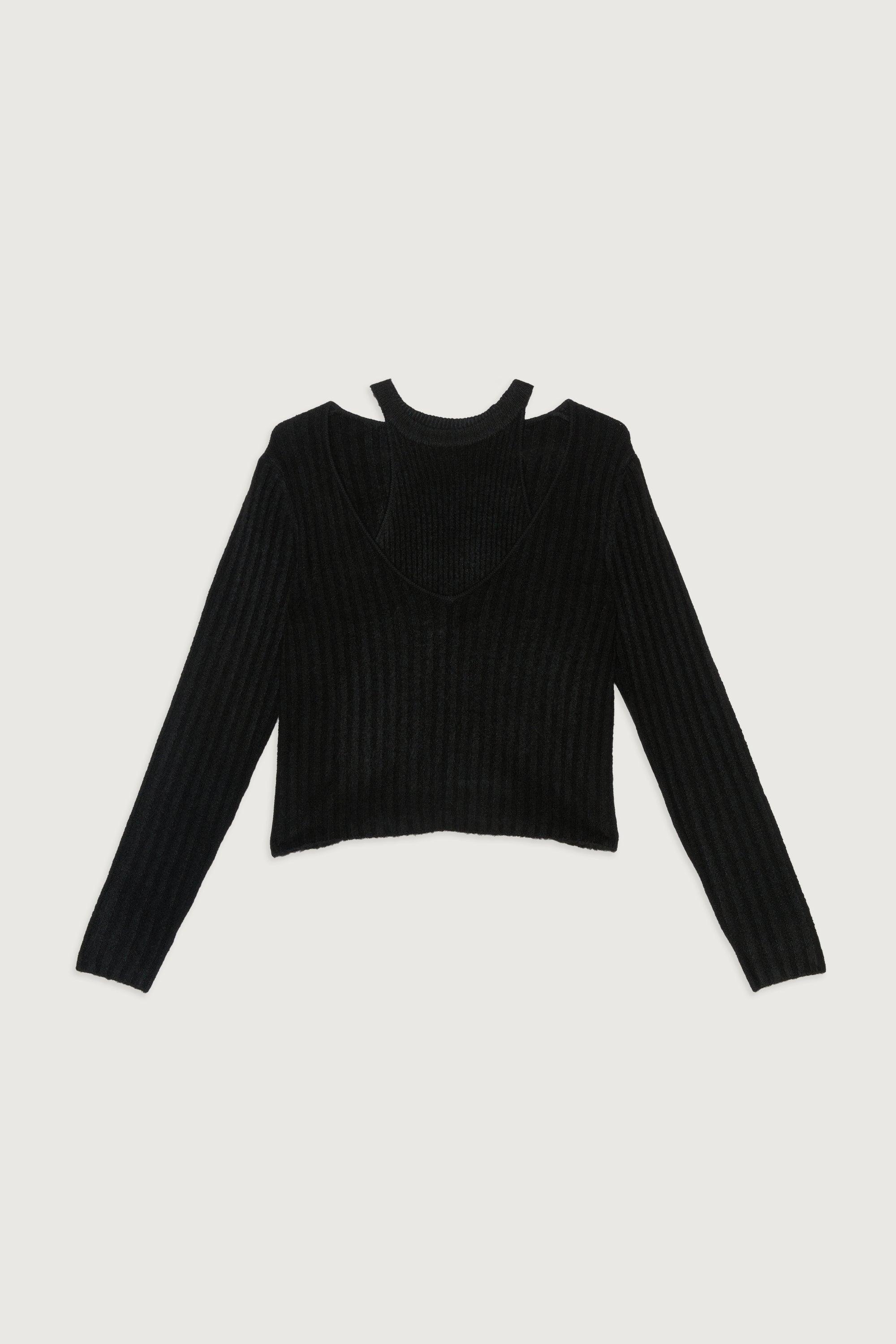 LAYERED SWEATER AND TANK SET by OAK + FORT