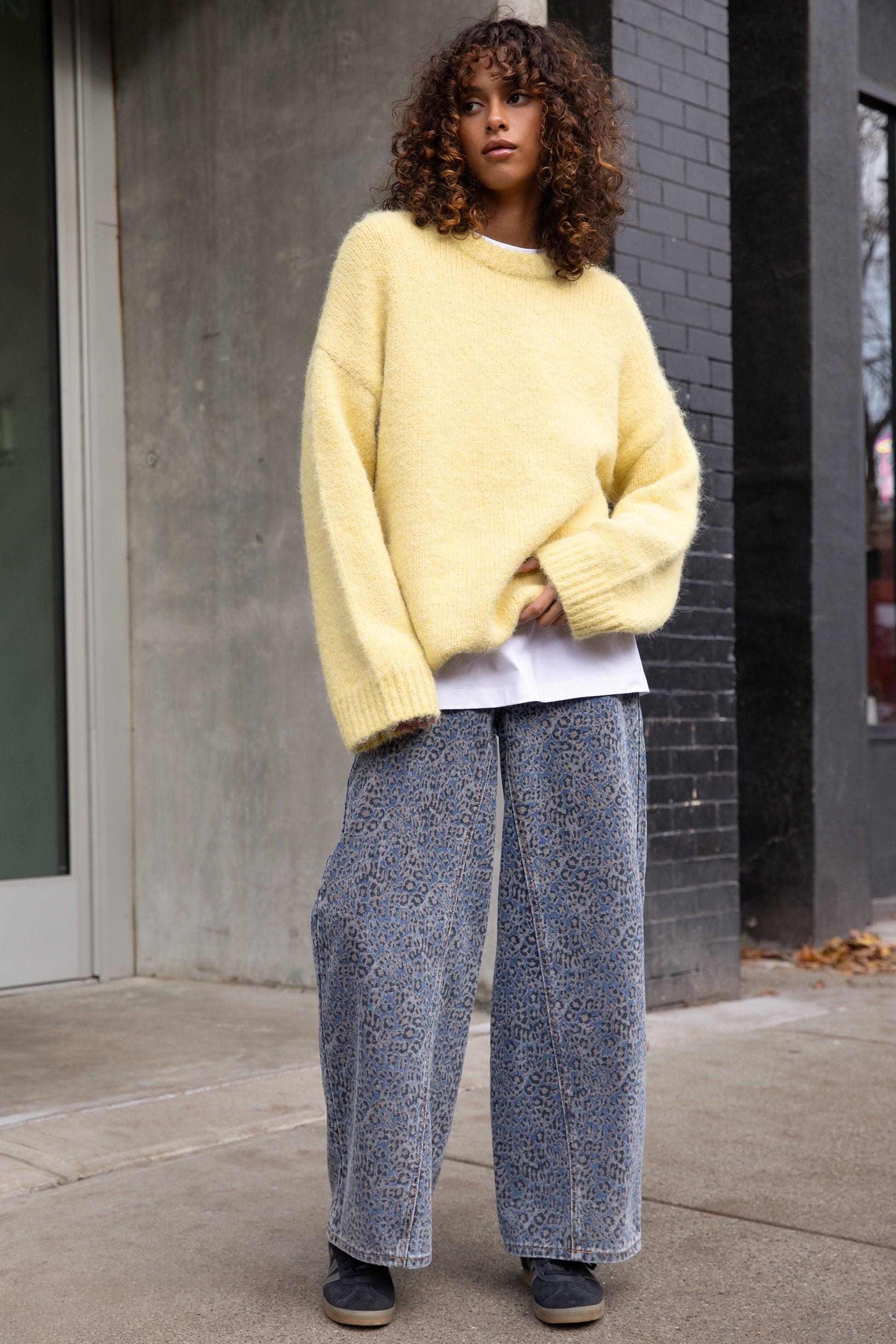 LEOPARD PRINT DENIM by OAK + FORT