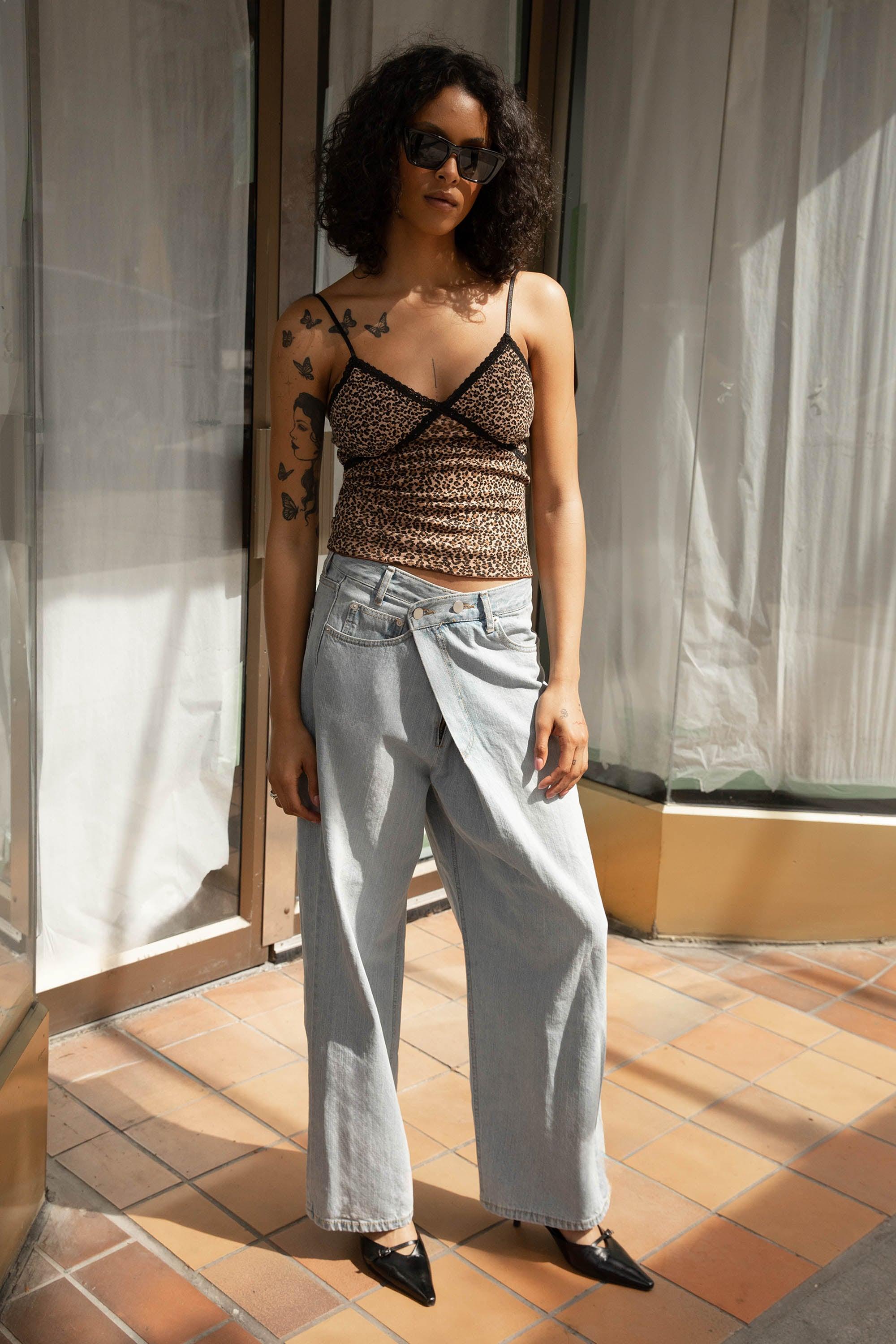 LEOPARD PRINT TANK TOP by OAK + FORT
