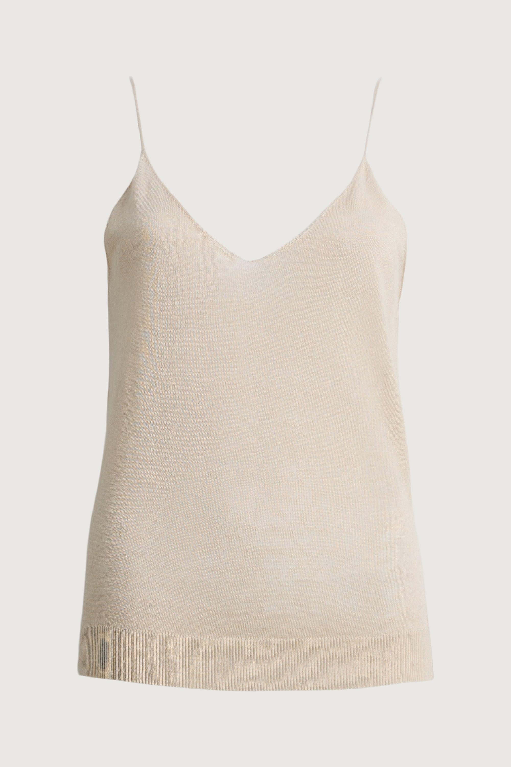 LINEN BLEND TANK TOP by OAK + FORT