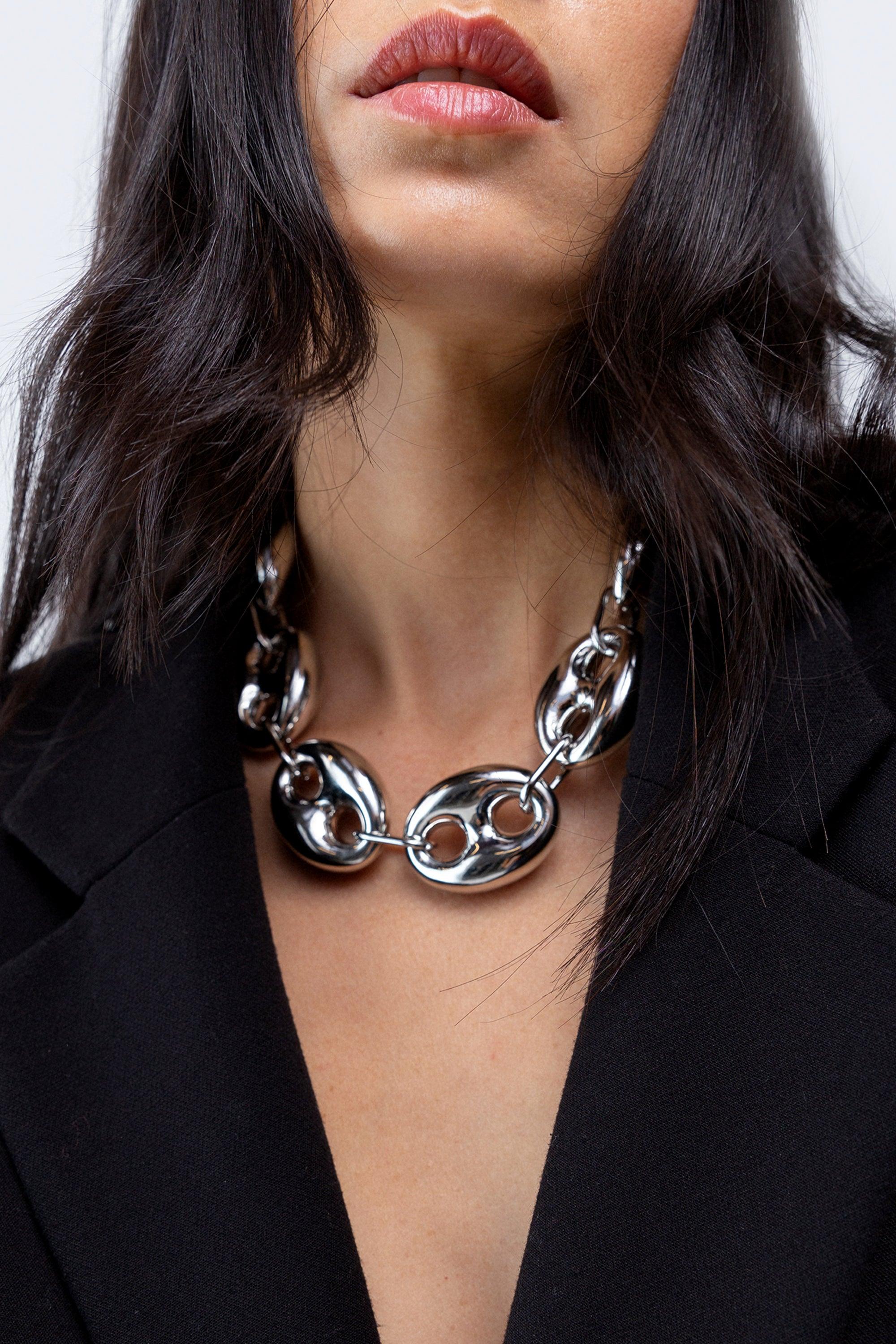 LINK CHAIN CHOKER by OAK + FORT
