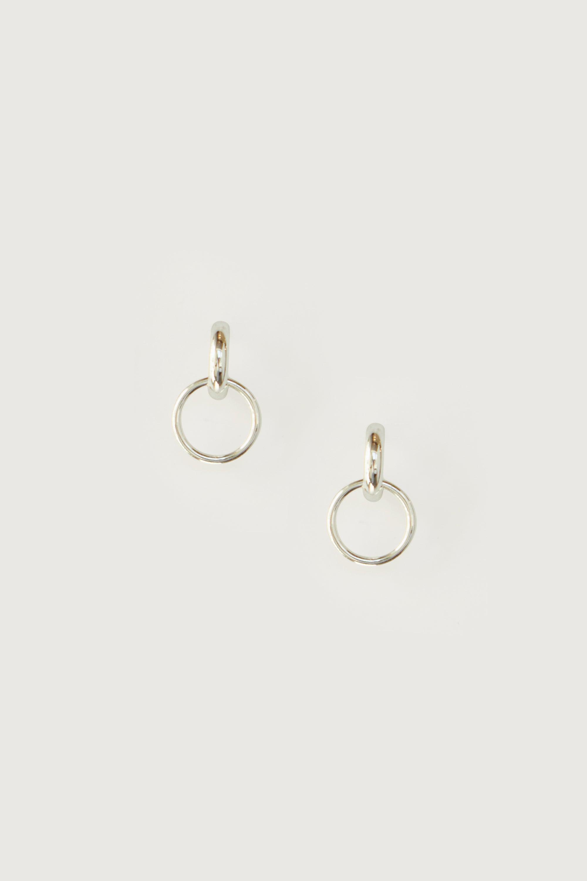 LINKED HOOP EARRING by OAK + FORT