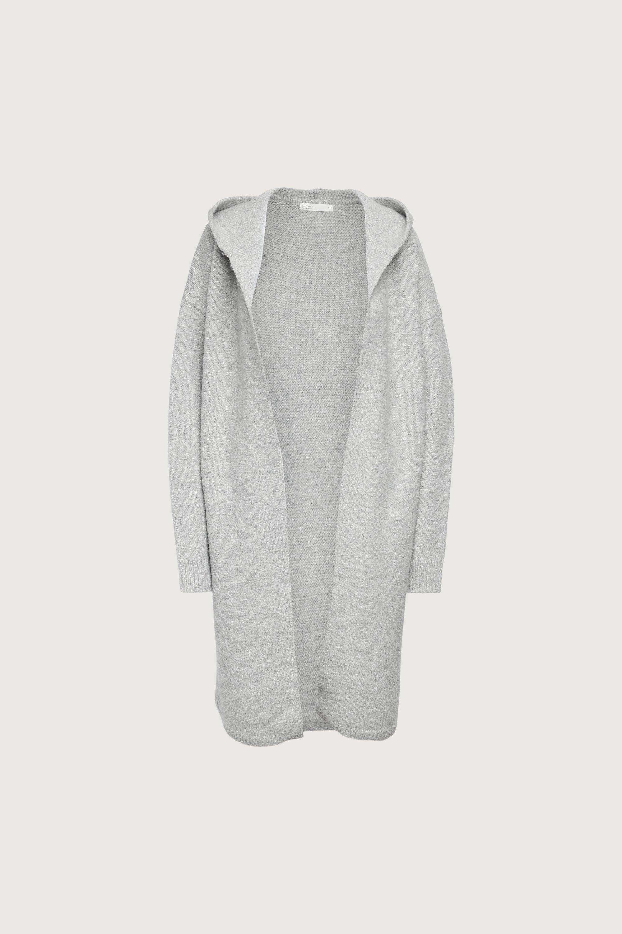 LONG CARDIGAN WITH HOODIE by OAK + FORT