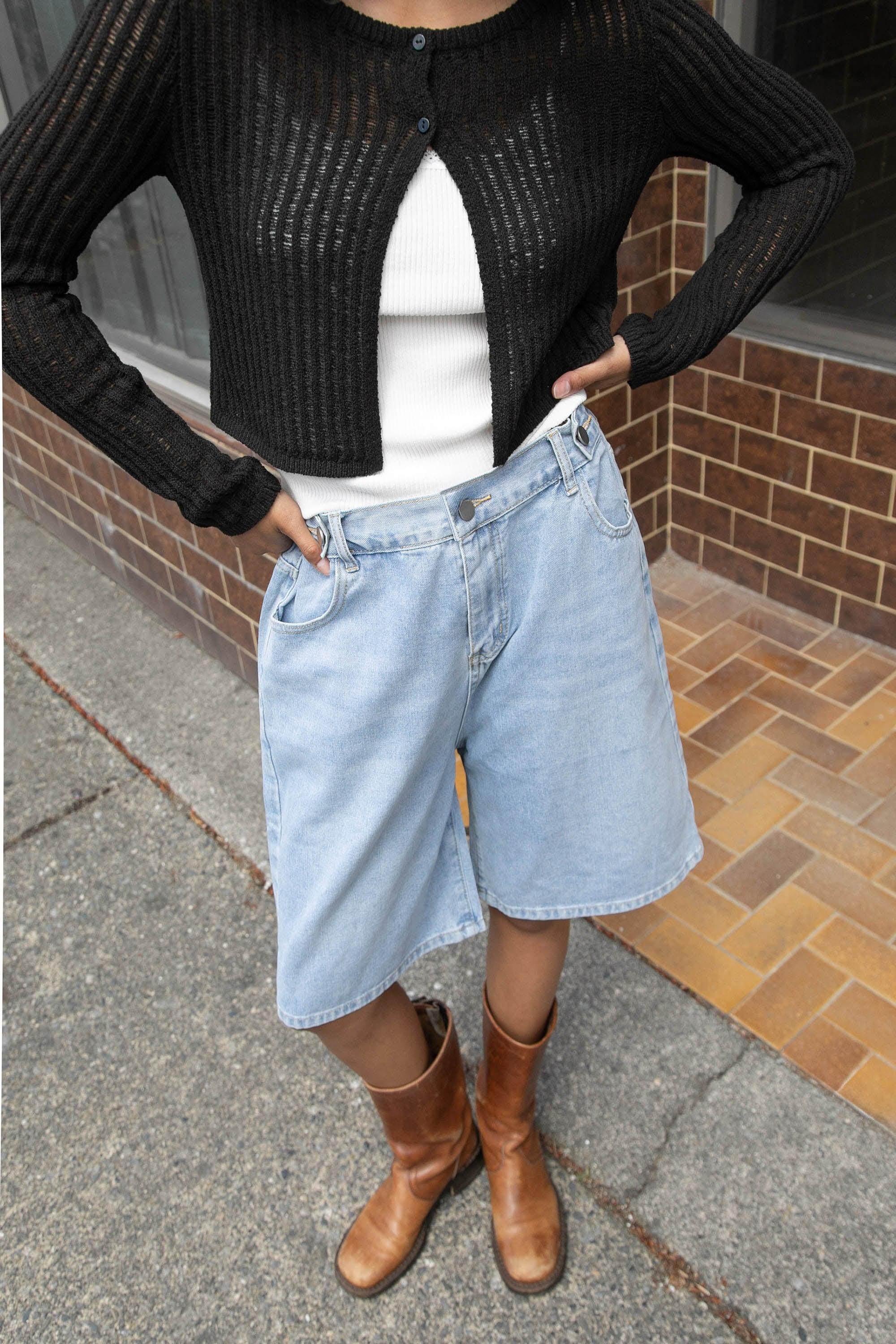 LONG DENIM SHORT by OAK + FORT
