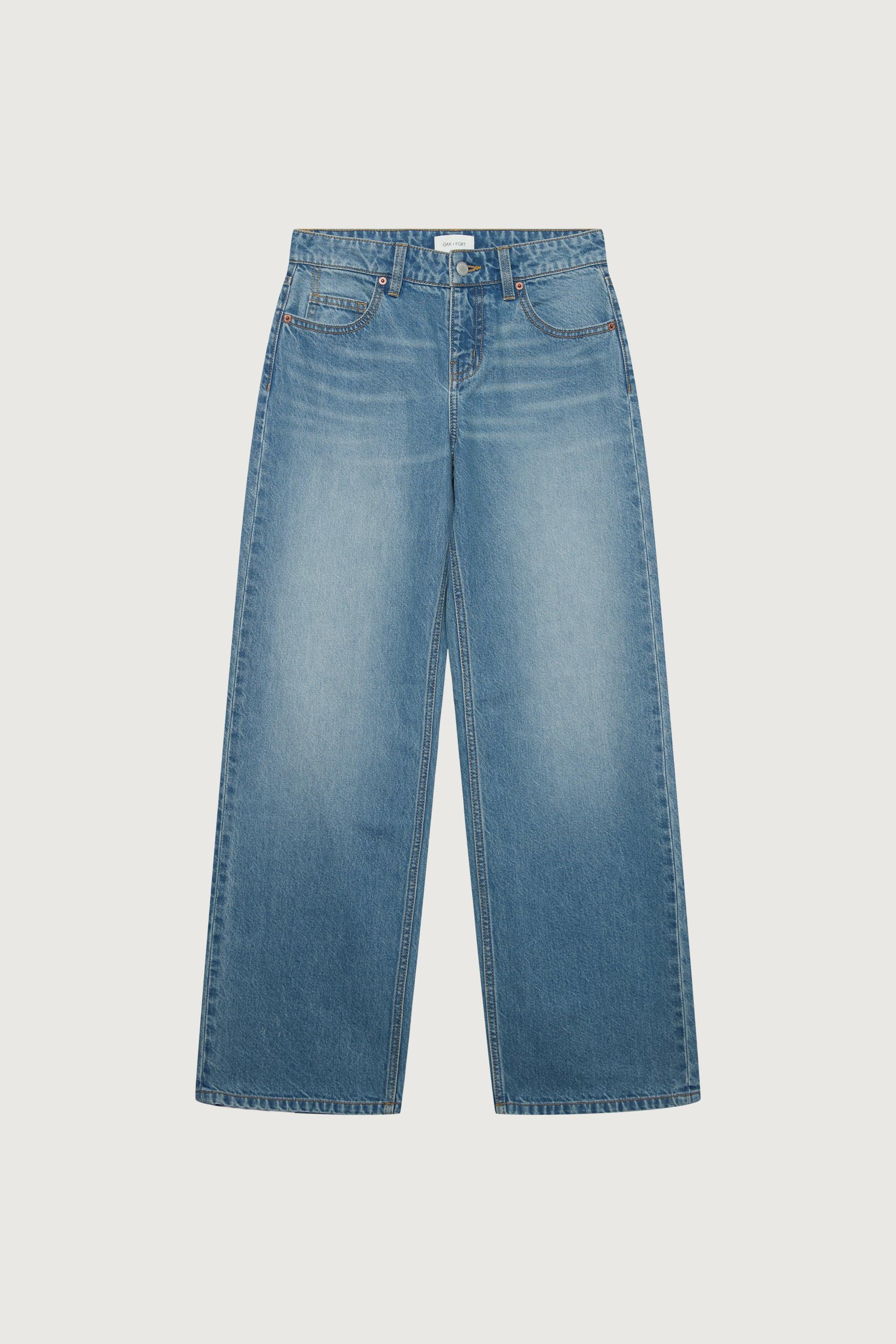 LOW RISE STRAIGHT LEG JEAN by OAK + FORT