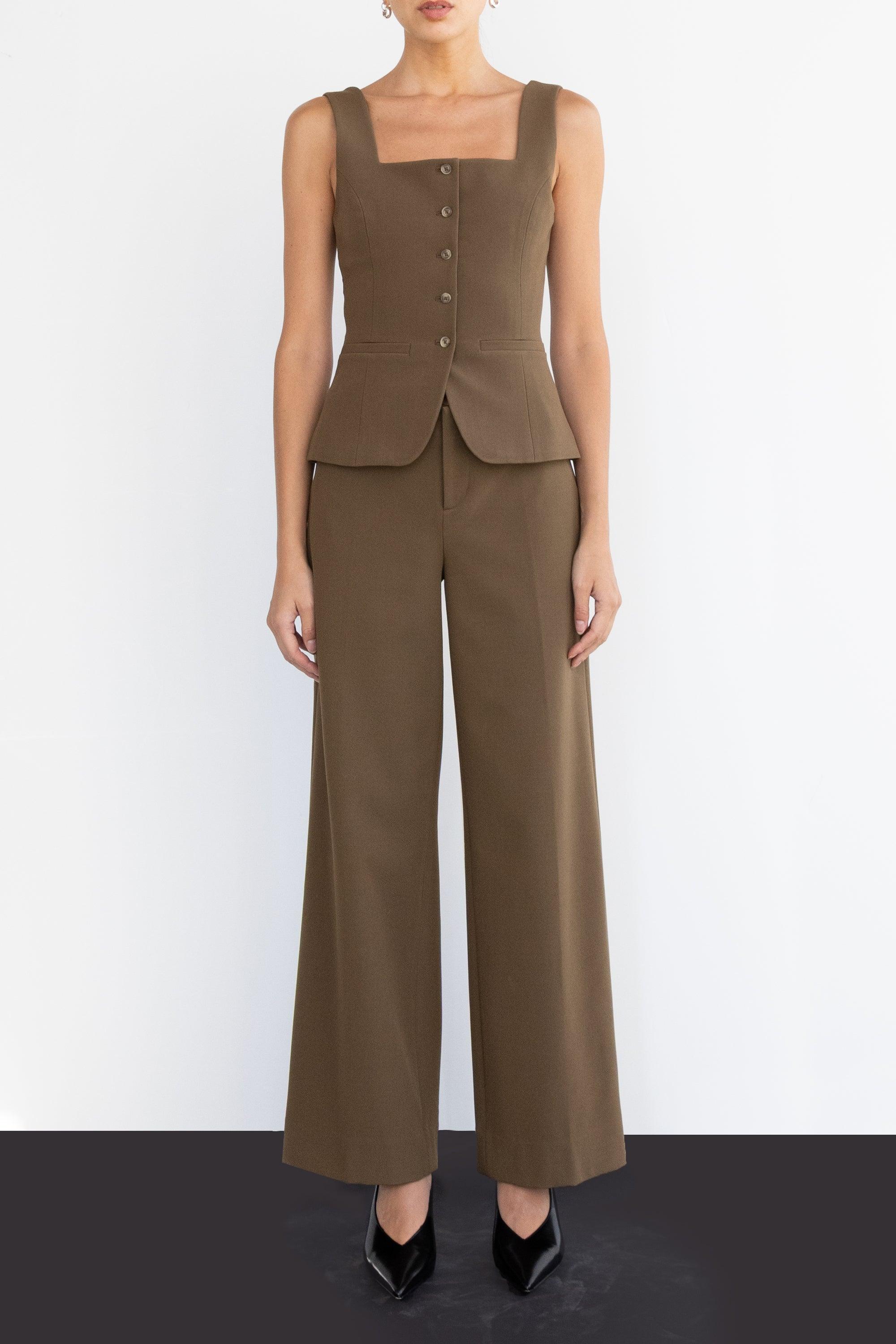 LOW RISE SUITING PANT by OAK + FORT