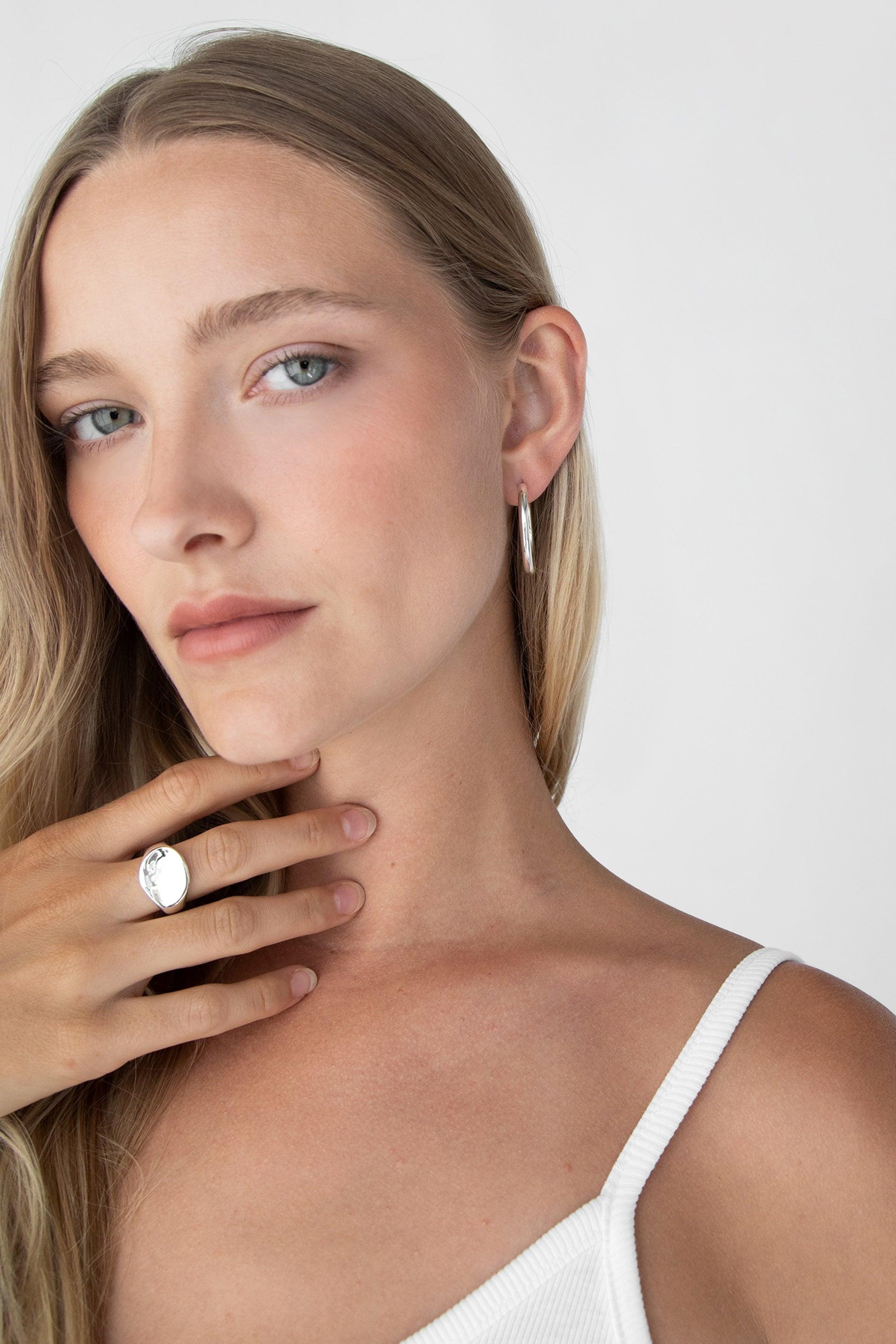 MATTE TEXTURED ORGANIC RING by OAK + FORT