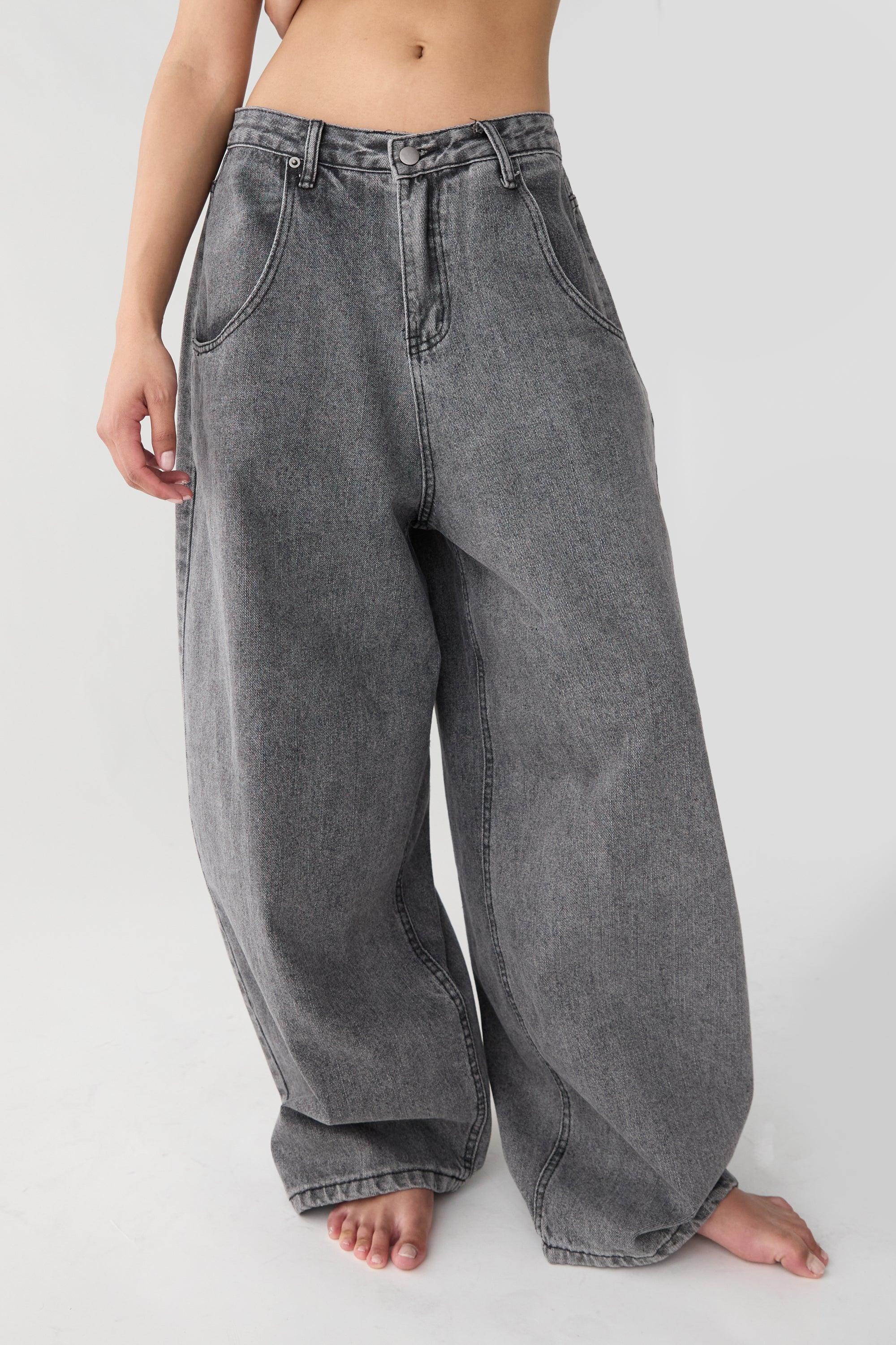 MEGA CURVE LEG DENIM JEAN by OAK + FORT