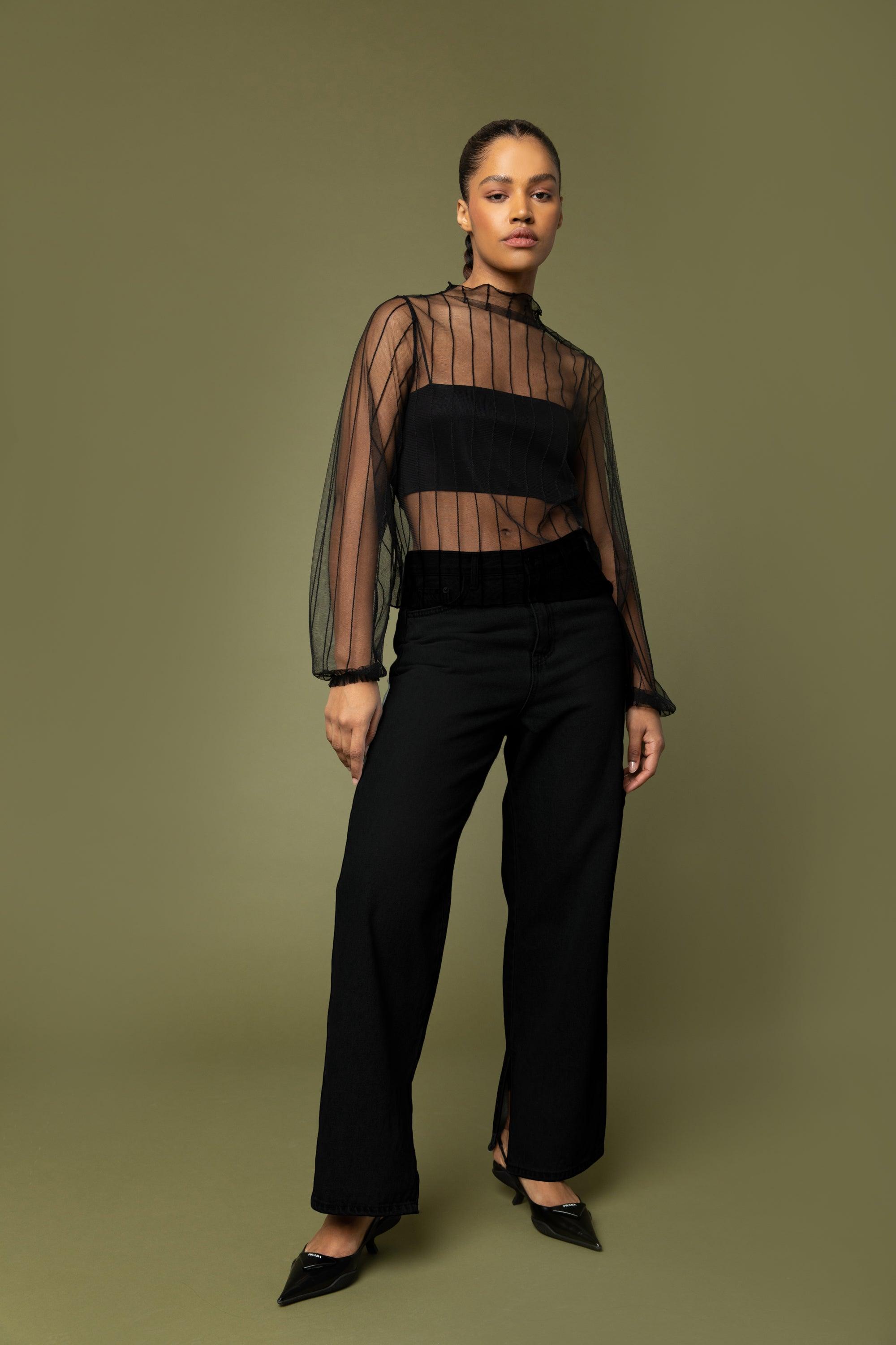 MESH BLOUSE by OAK + FORT