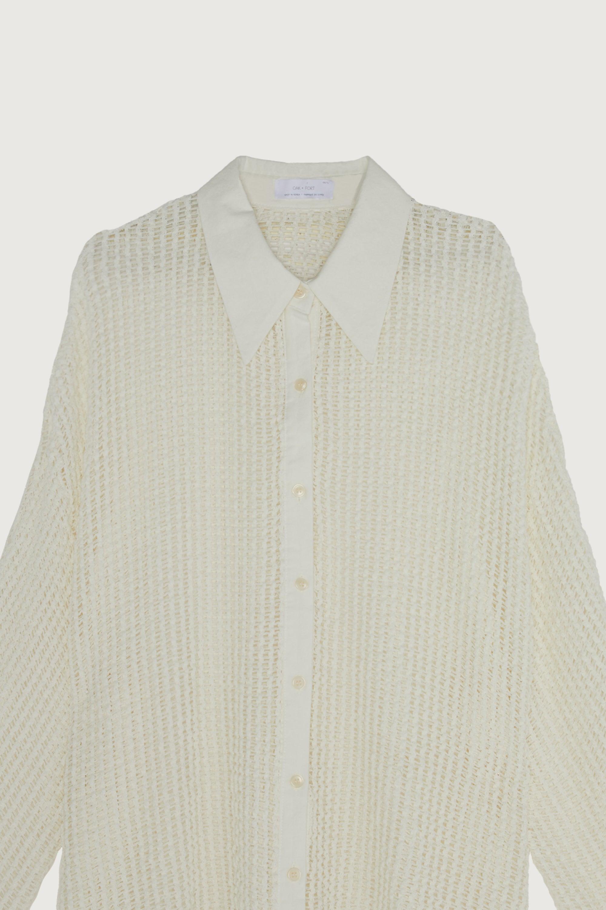 MESH BUTTON UP by OAK + FORT