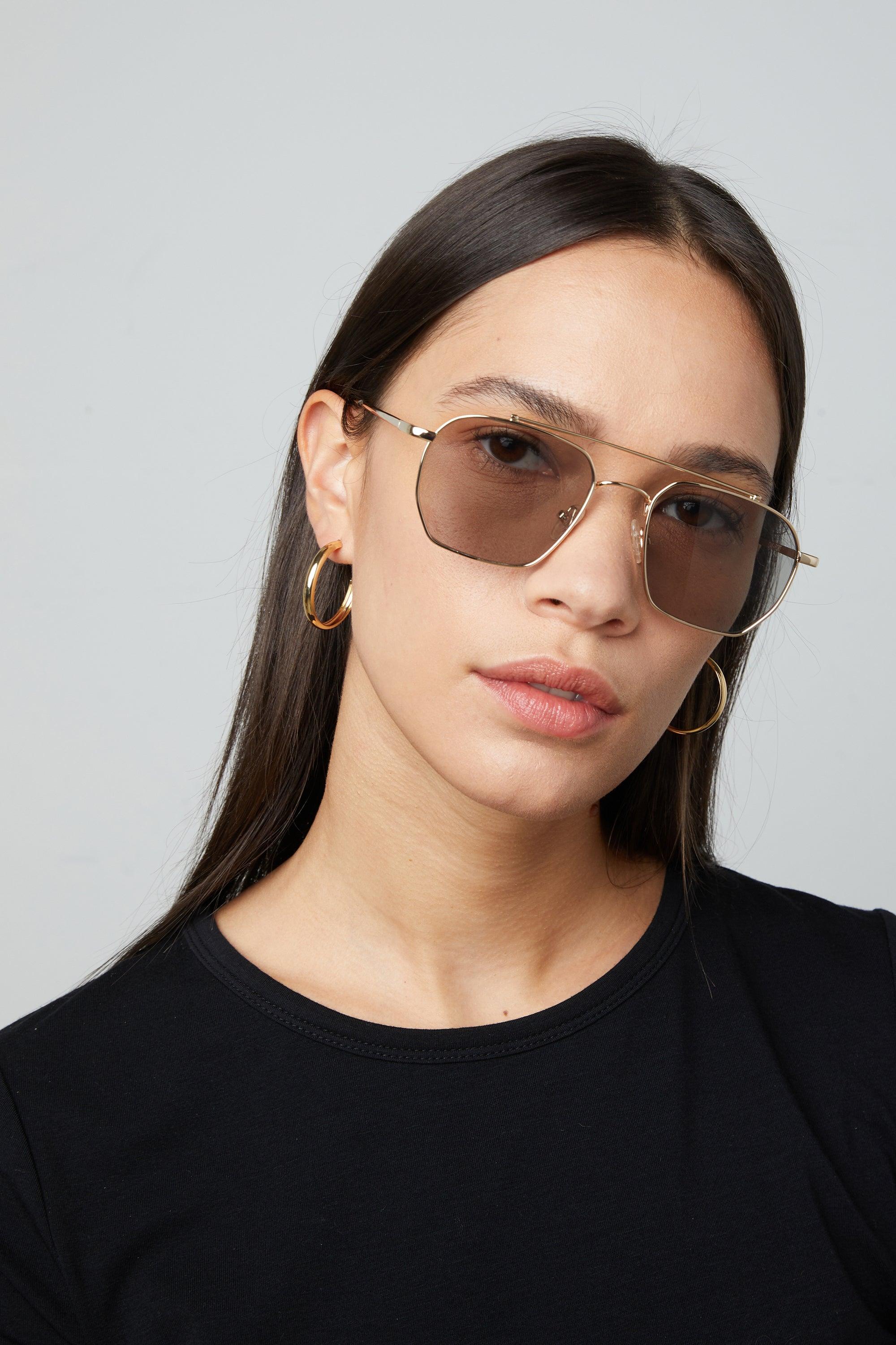 METAL AVIATOR SUNGLASSES by OAK + FORT
