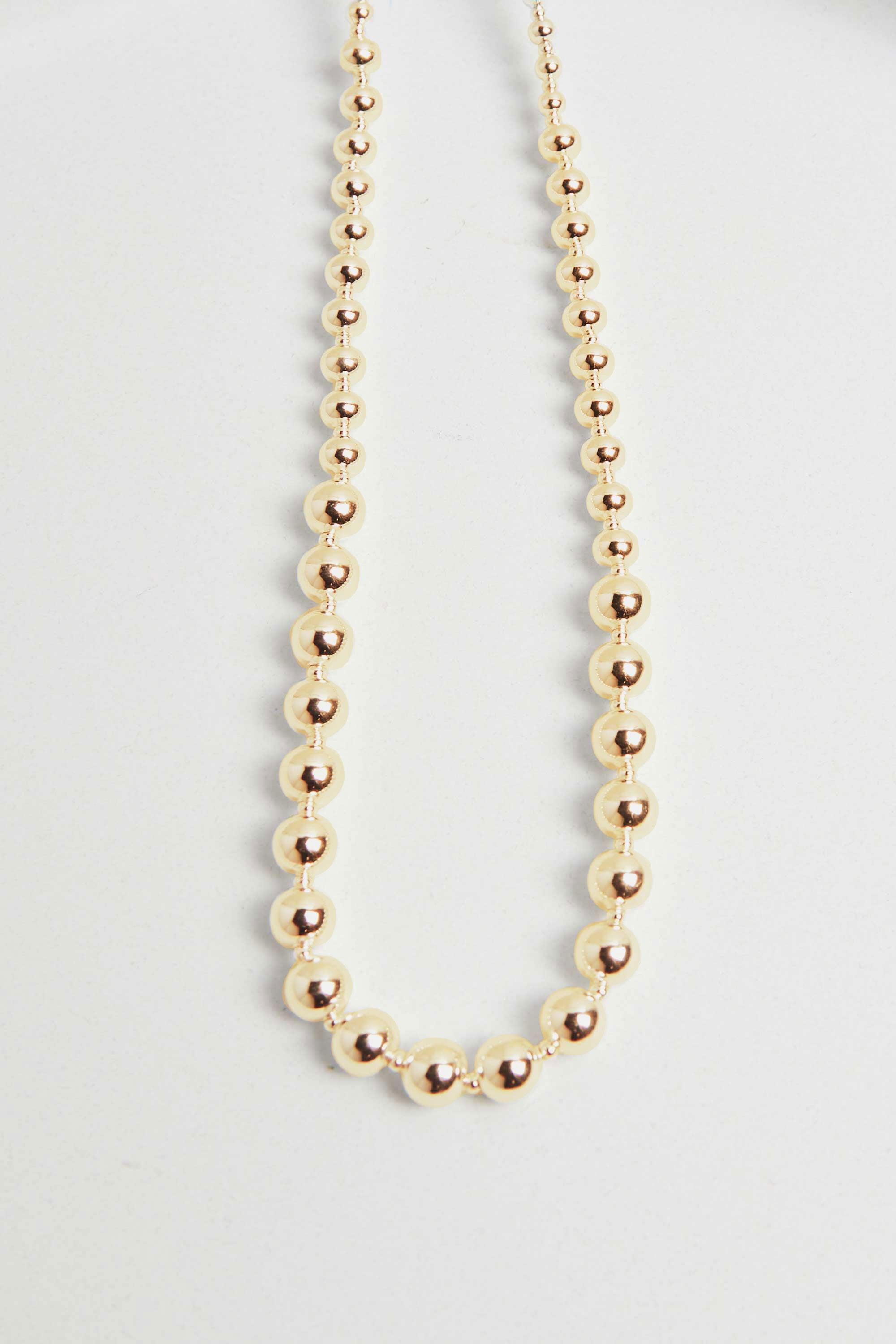 METAL BALL NECKLACE by OAK + FORT