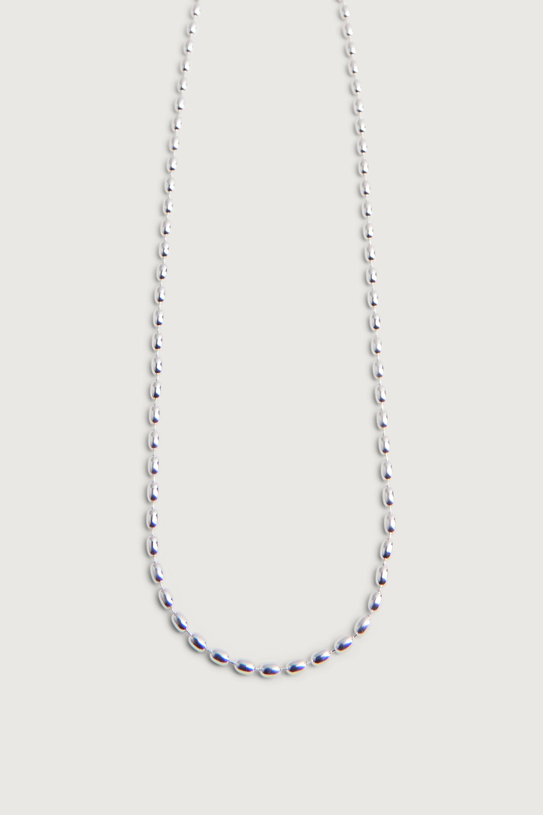 METAL BEAD NECKLACE by OAK + FORT