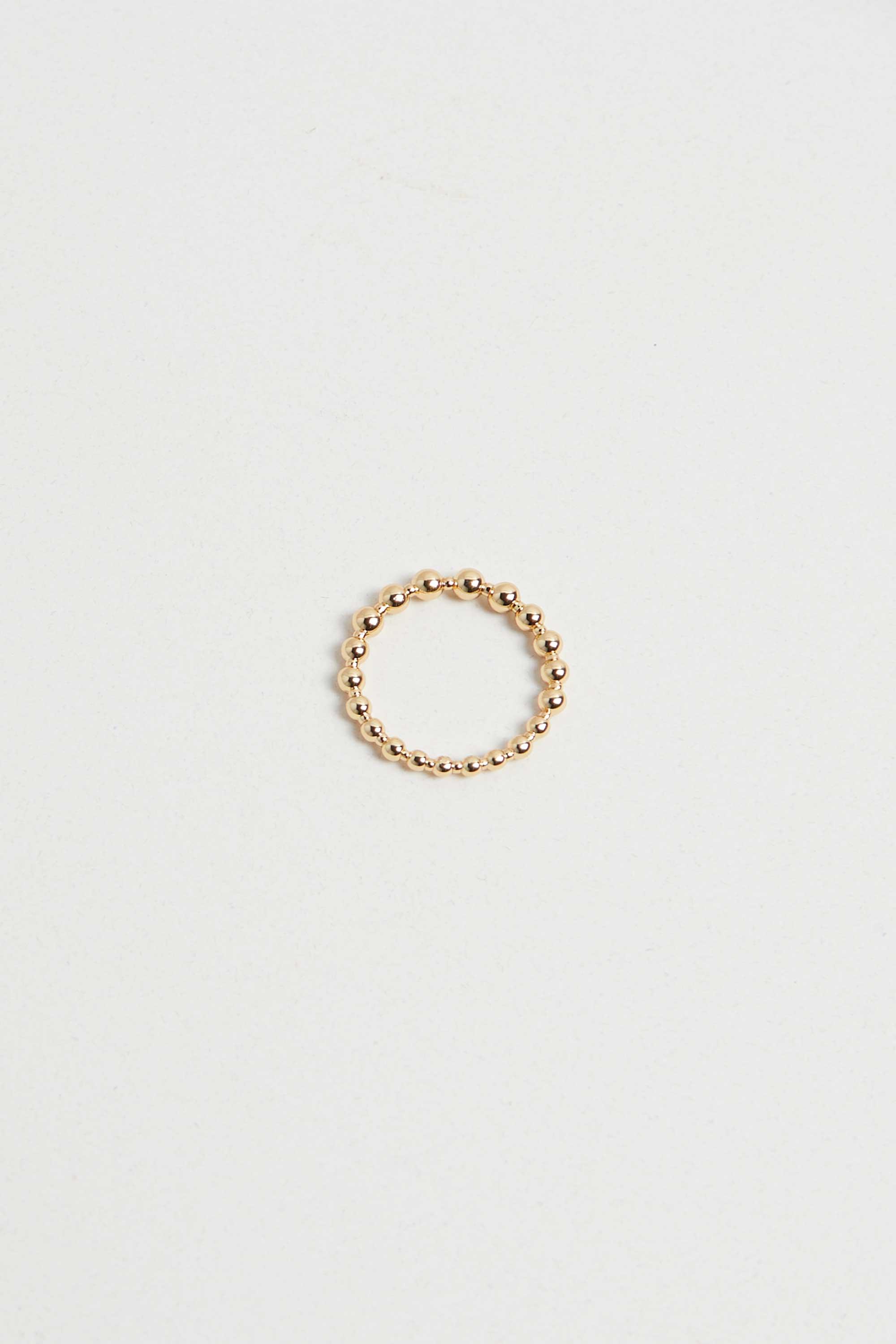 METAL BEAD RING by OAK + FORT