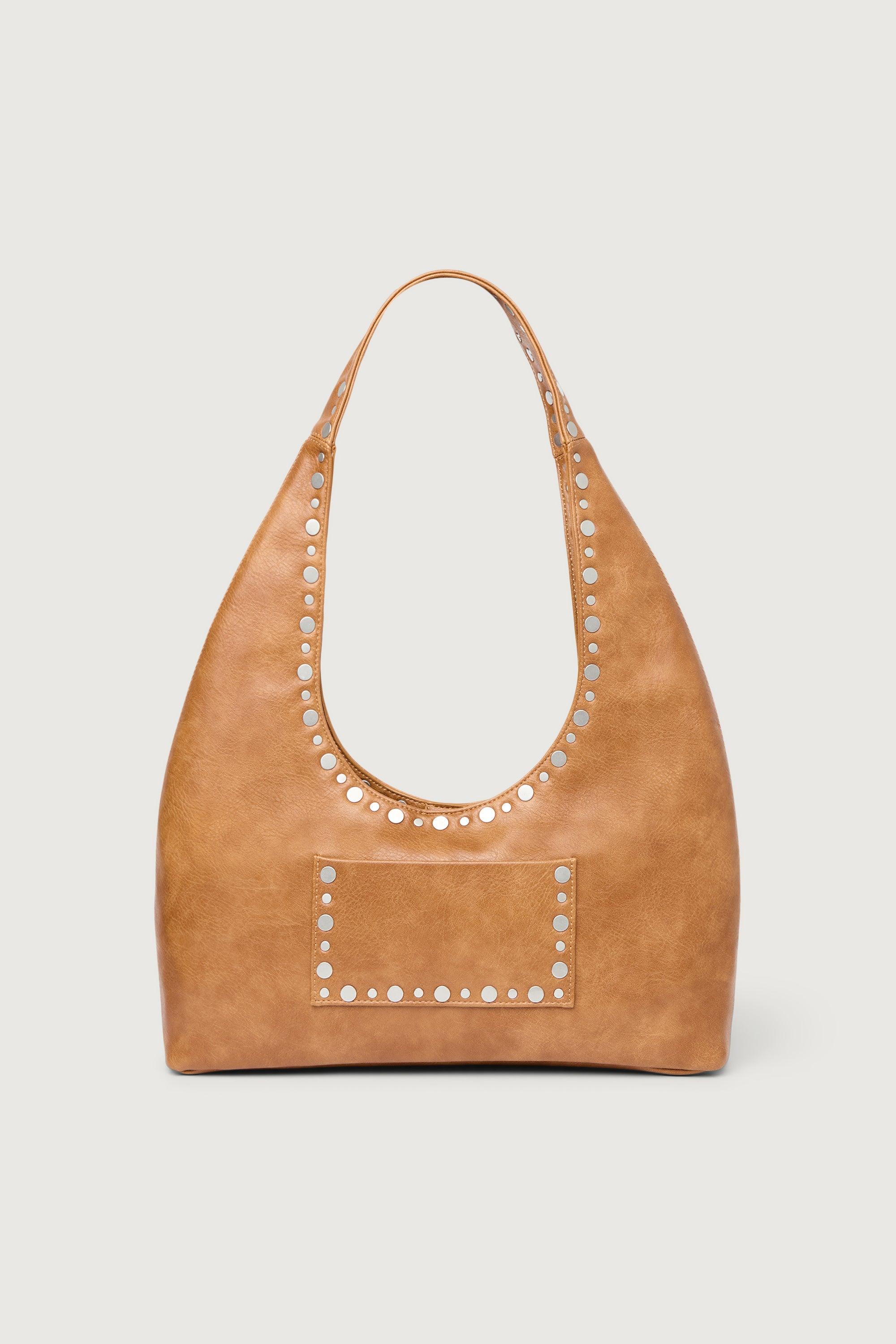 METAL STUDDED SHOULDER BAG by OAK + FORT