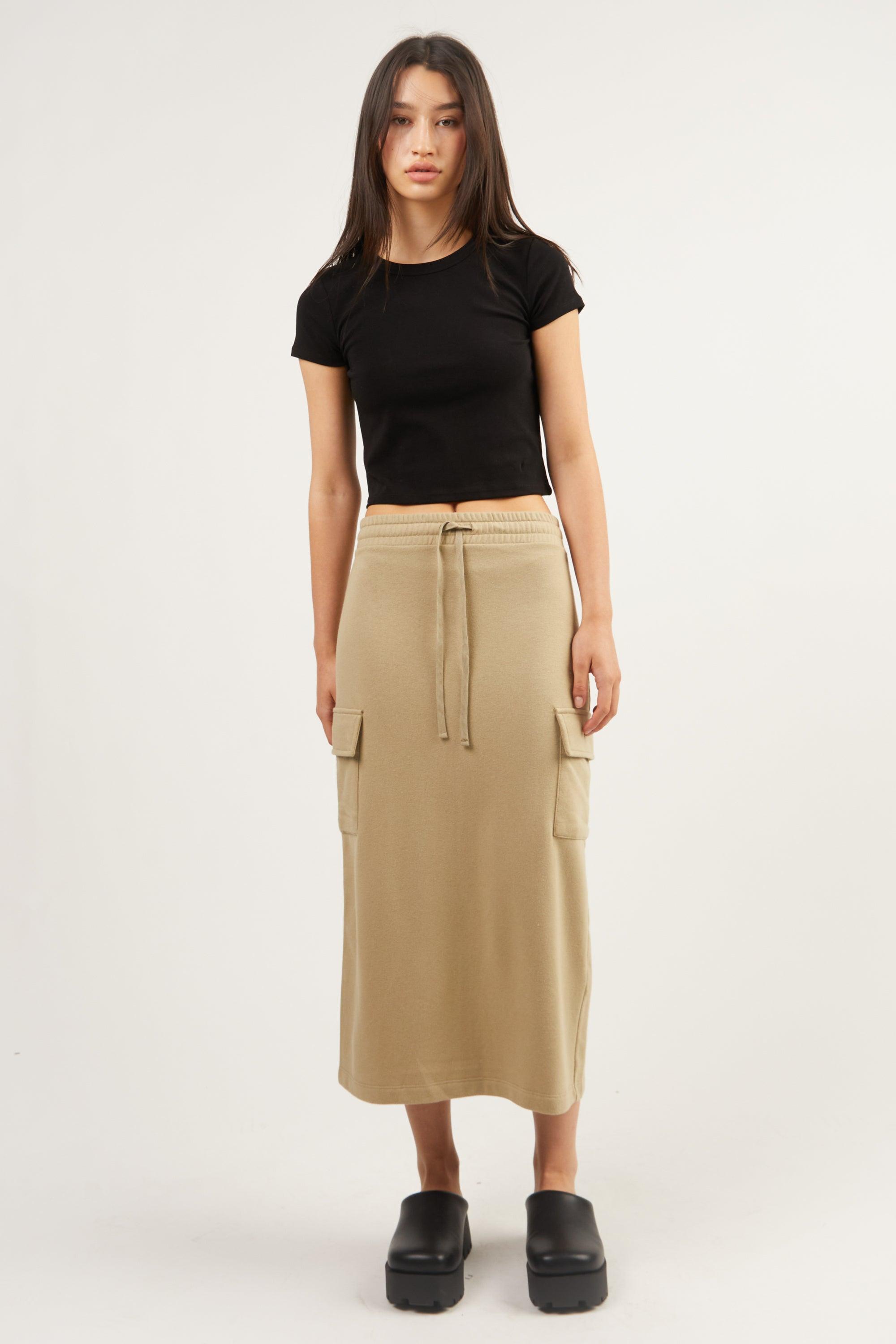 MIDI CARGO SKIRT by OAK + FORT