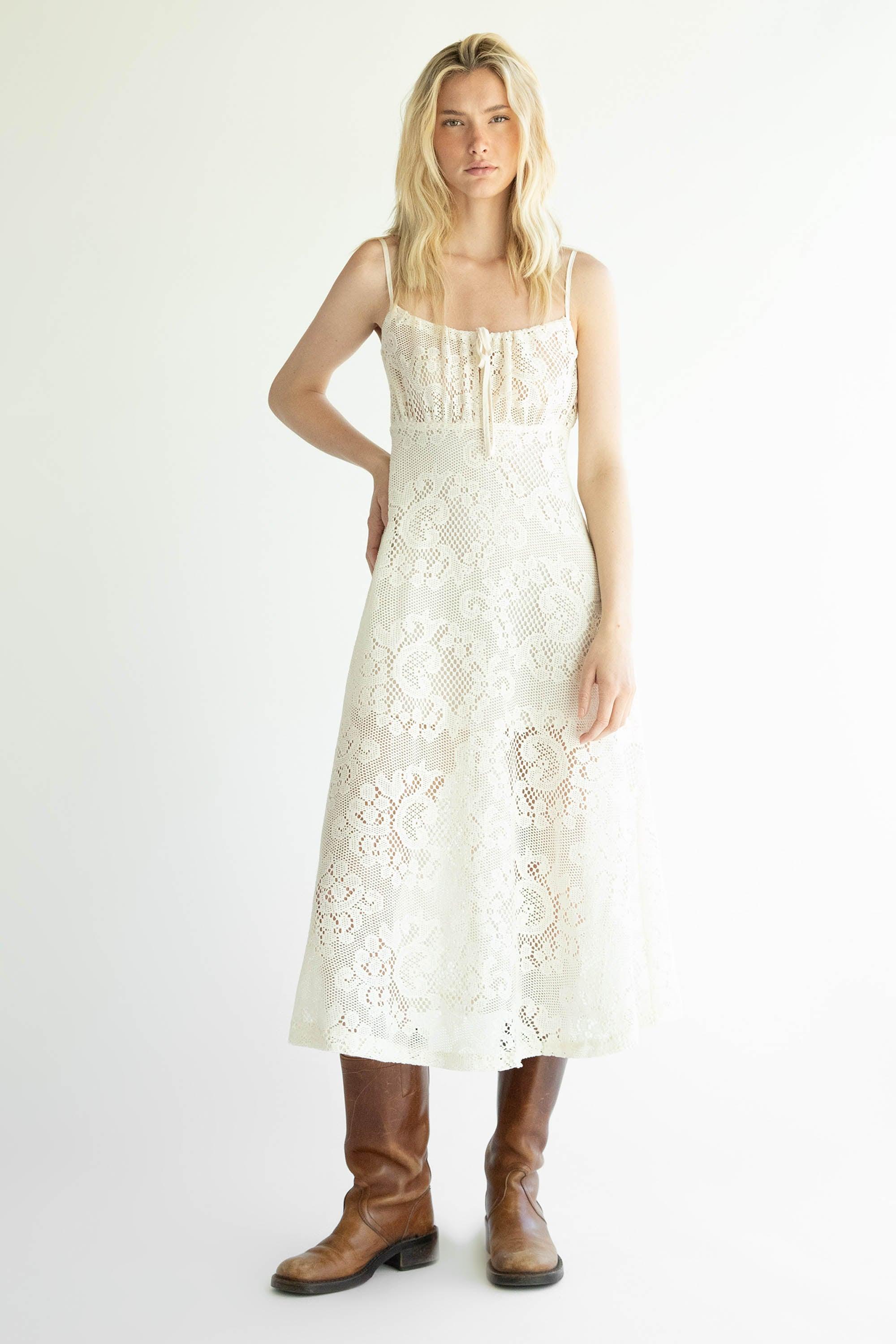 MIDI LACE DRESS by OAK + FORT