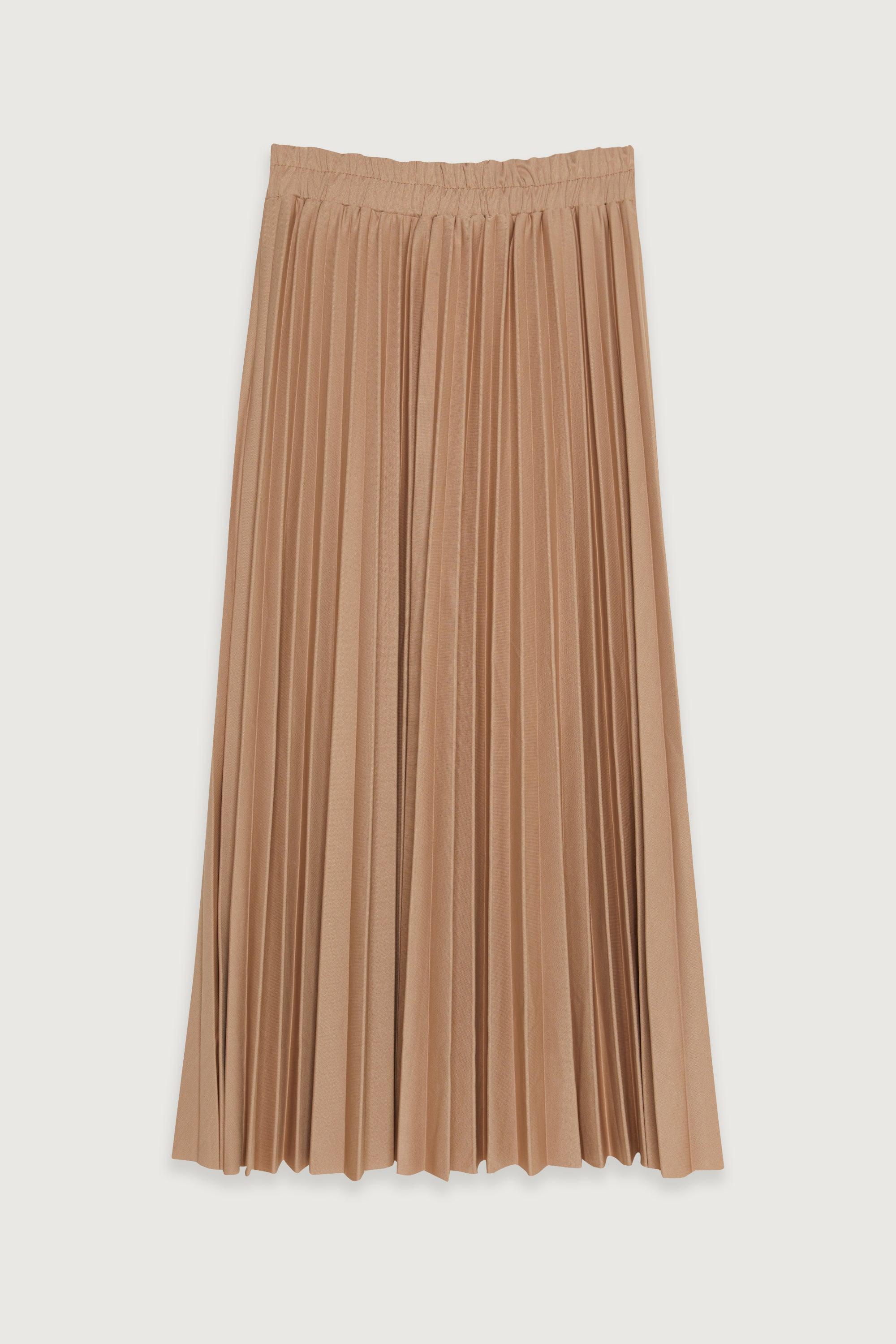 MIDI PLEATED SKIRT by OAK + FORT