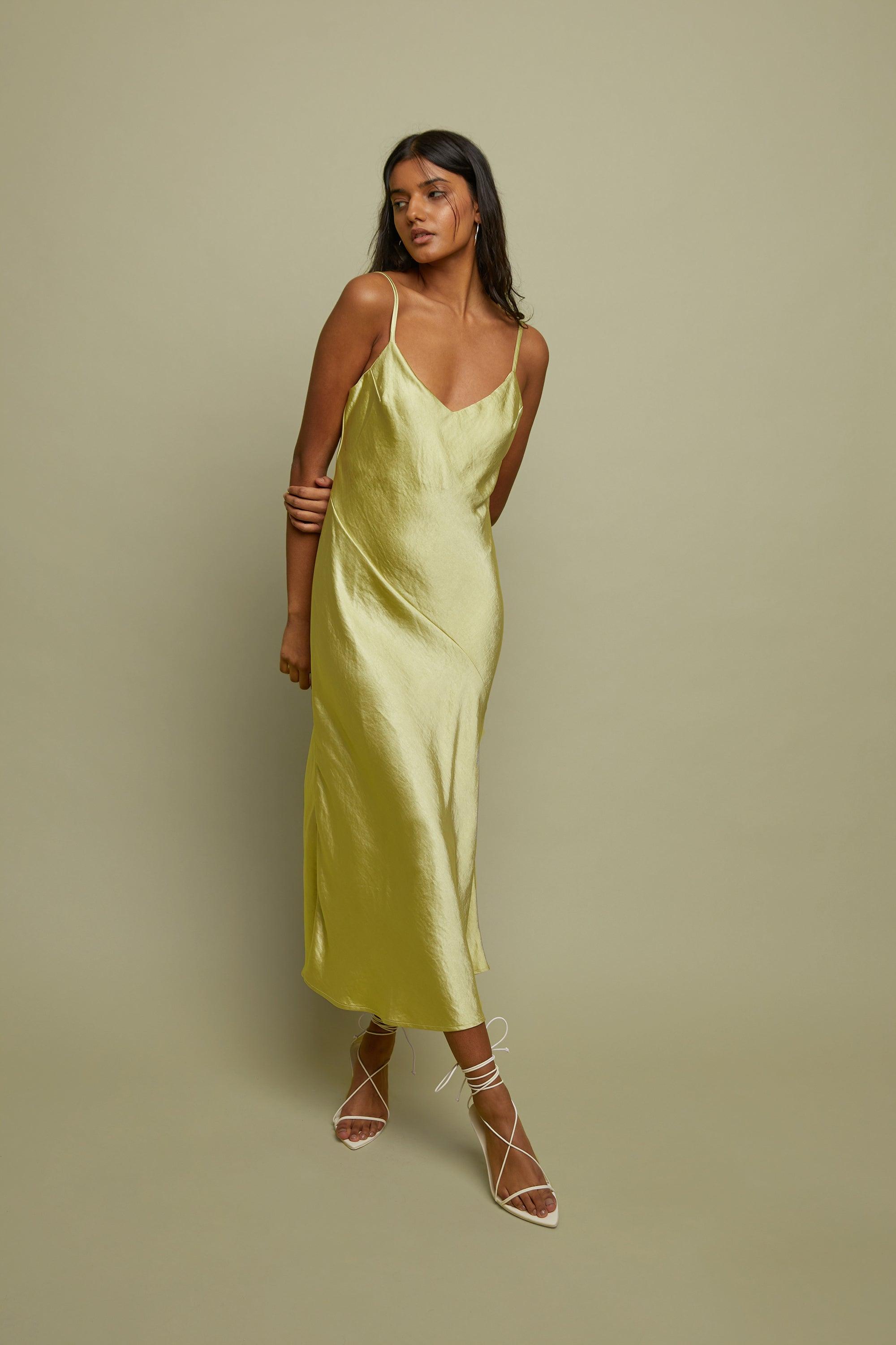 MIDI SLIP DRESS by OAK + FORT