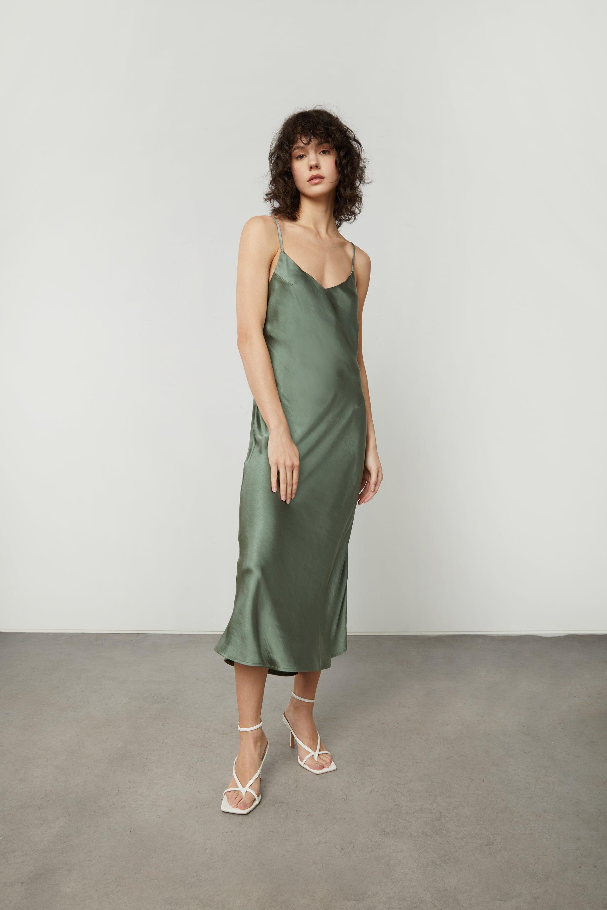 MIDI SLIP DRESS by OAK + FORT