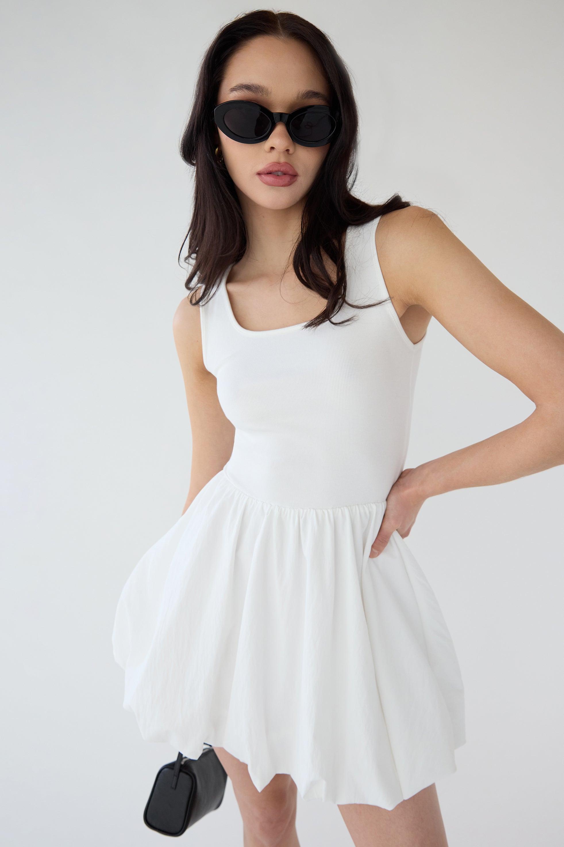 MINI BUBBLE HEM DRESS by OAK + FORT