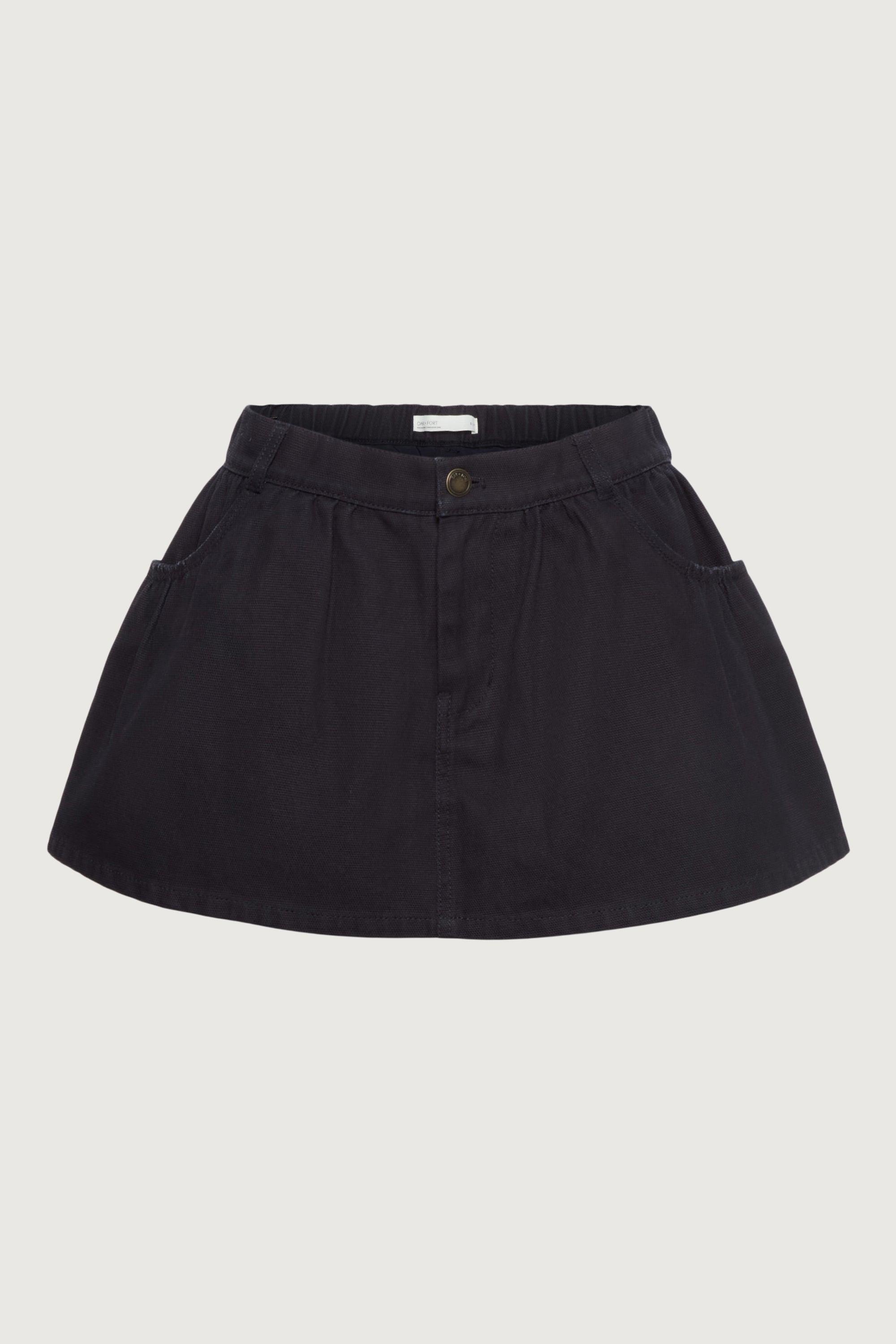 MINI CANVAS PLEATED SKORT by OAK + FORT