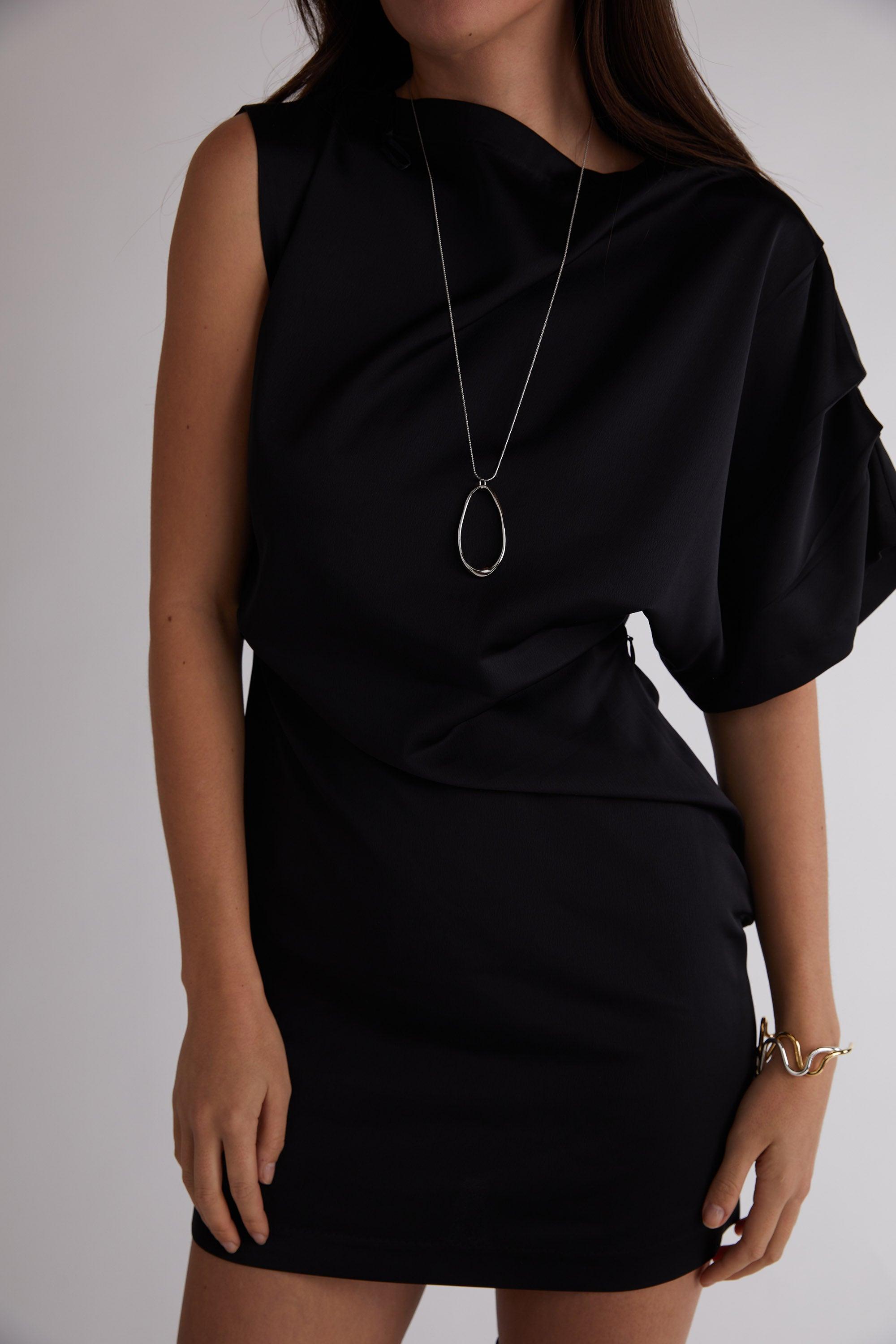 NECKLACE WITH LARGE PENDANT by OAK + FORT