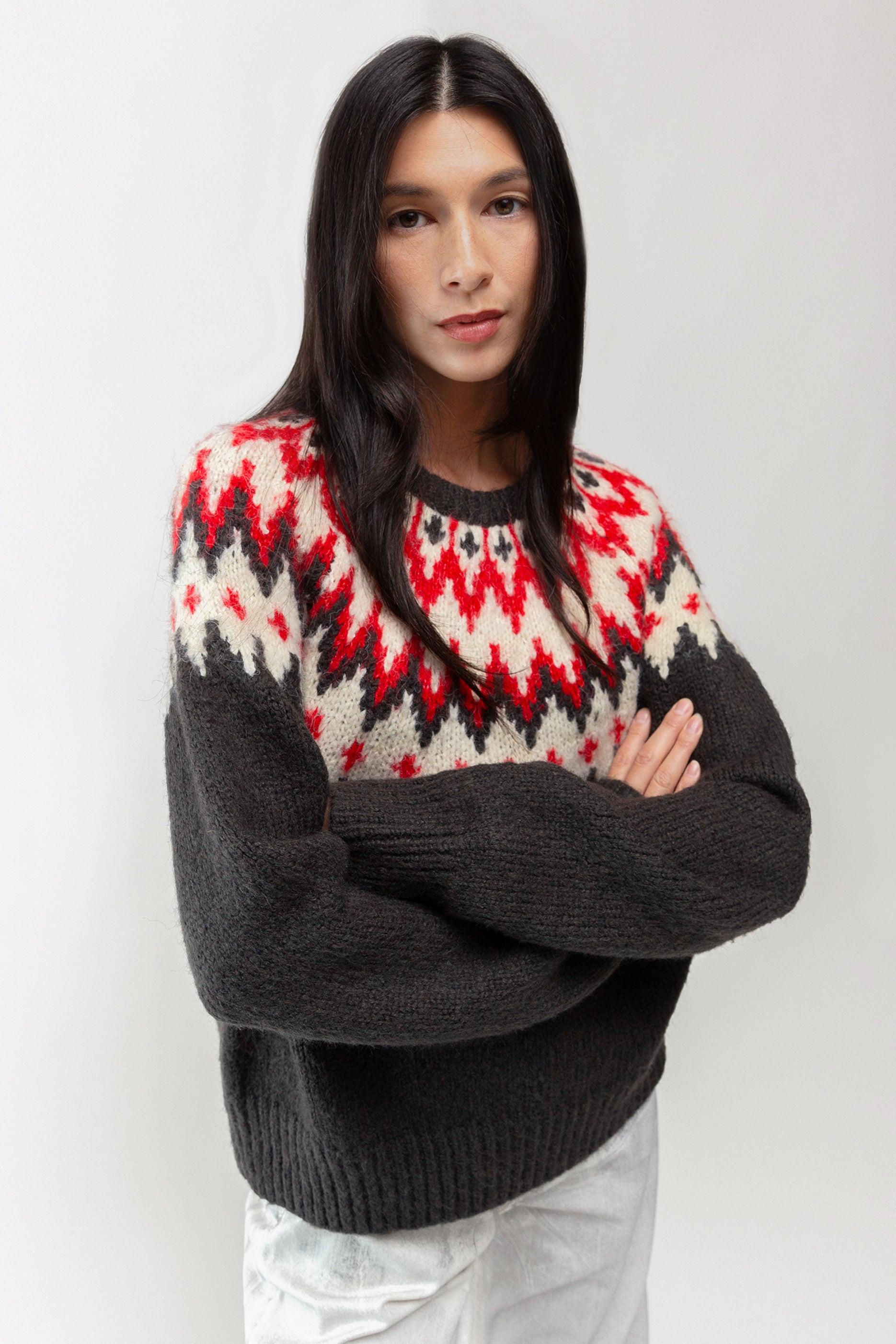 NORDIC PATTERN SWEATER by OAK + FORT
