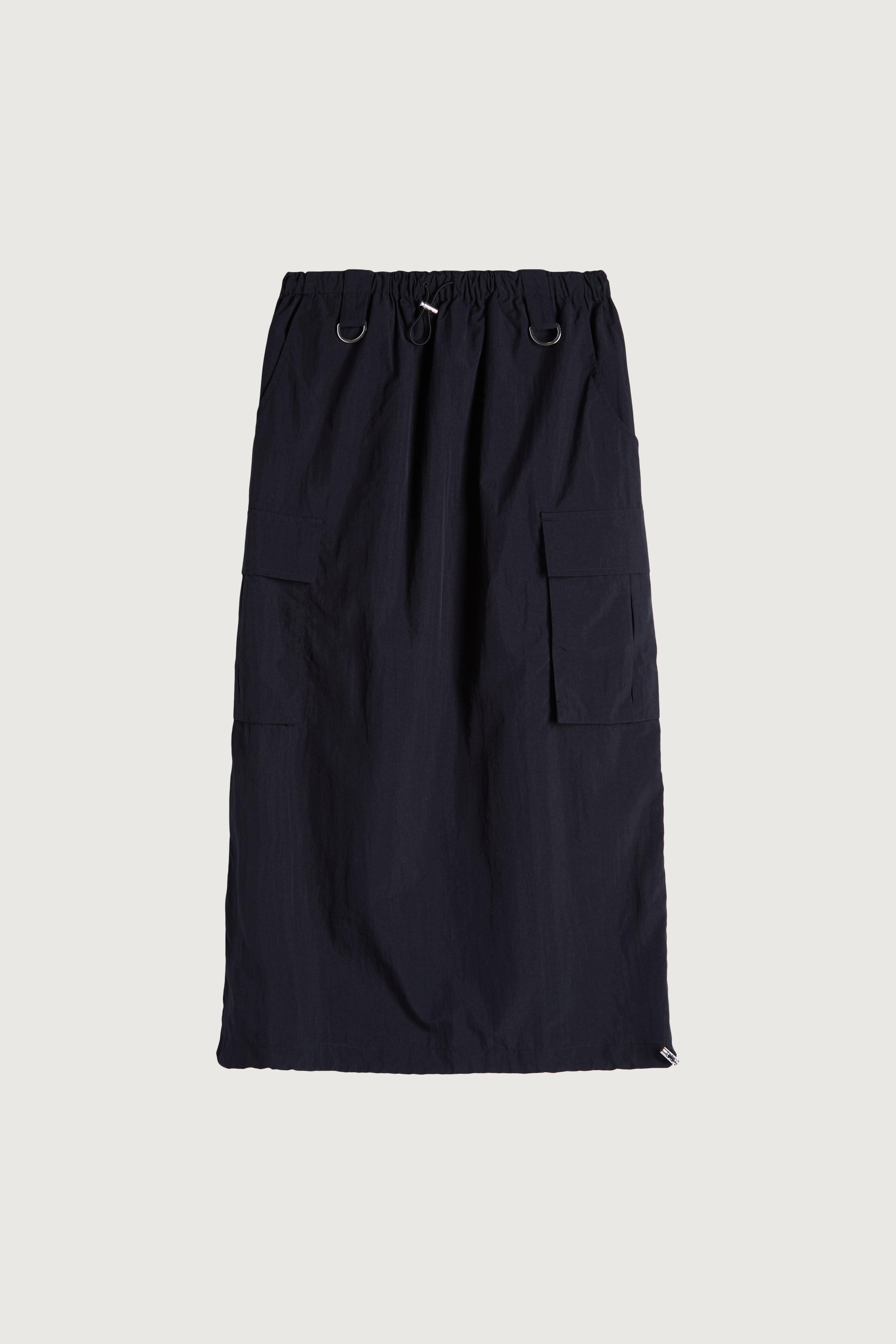 NYLON MAXI CARGO SKIRT by OAK + FORT