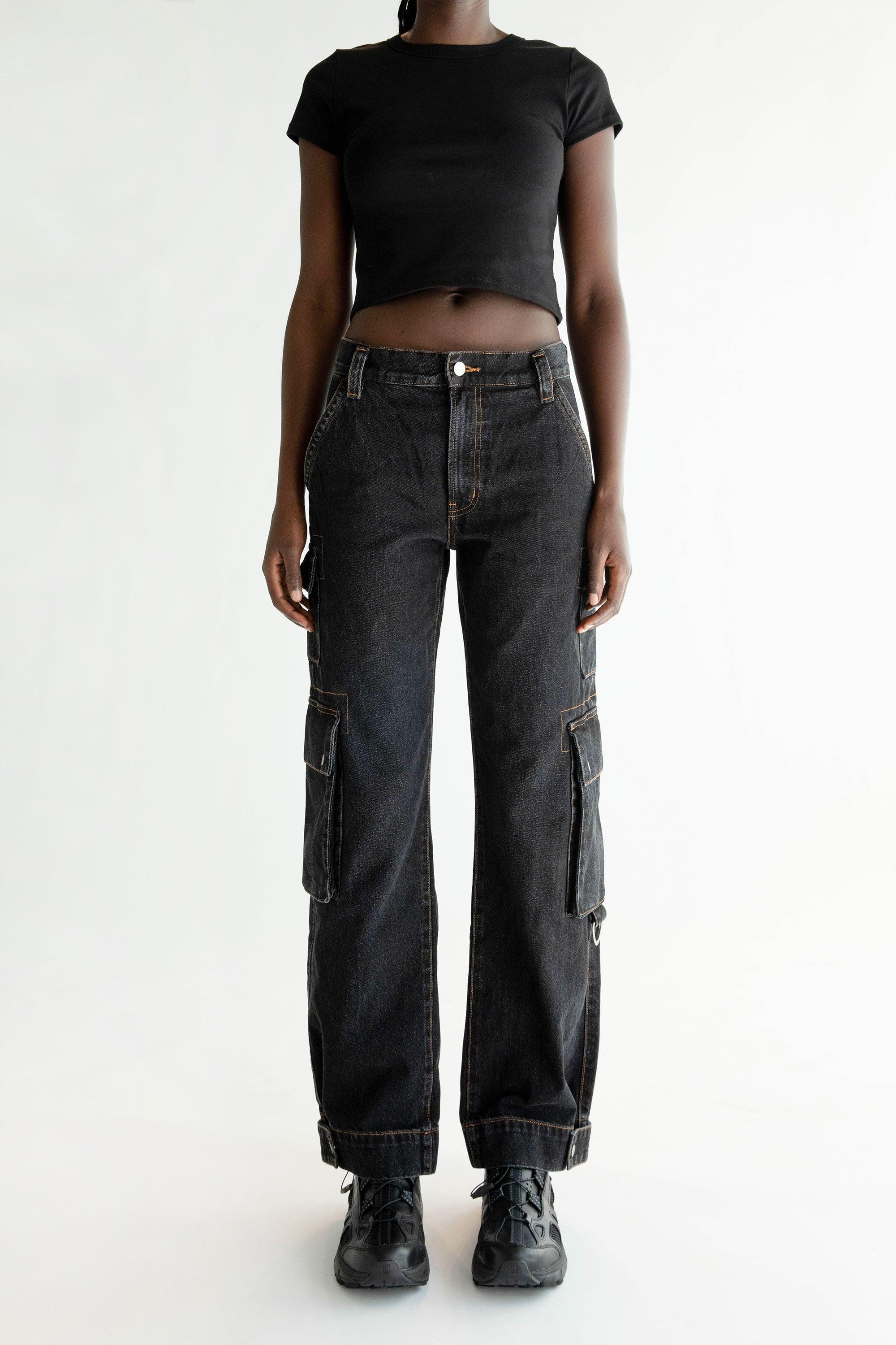 OAK 02 RELAXED MID-RISE CARGO JEAN by OAK + FORT