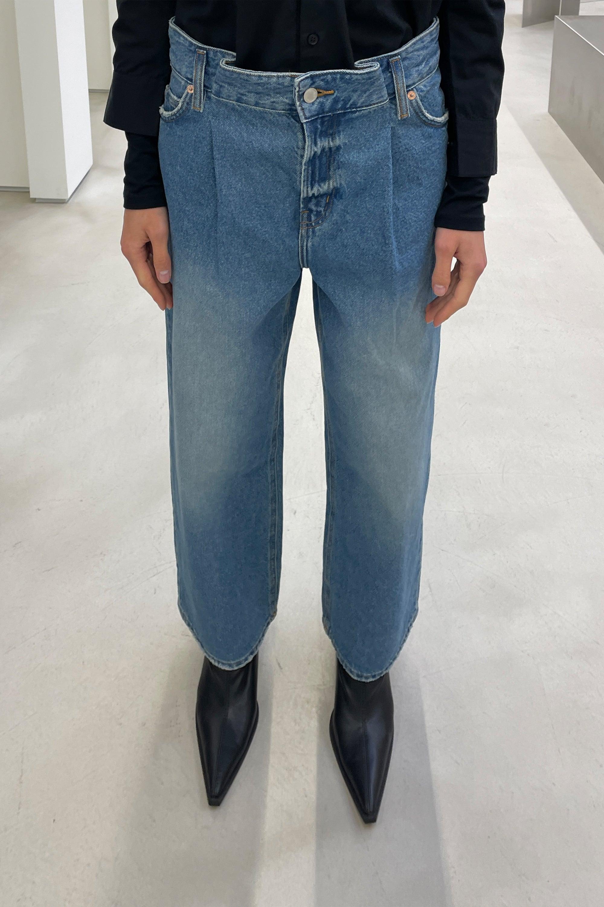 OAK 88 CROPPED MID-RISE RELAXED FIT JEAN by OAK + FORT