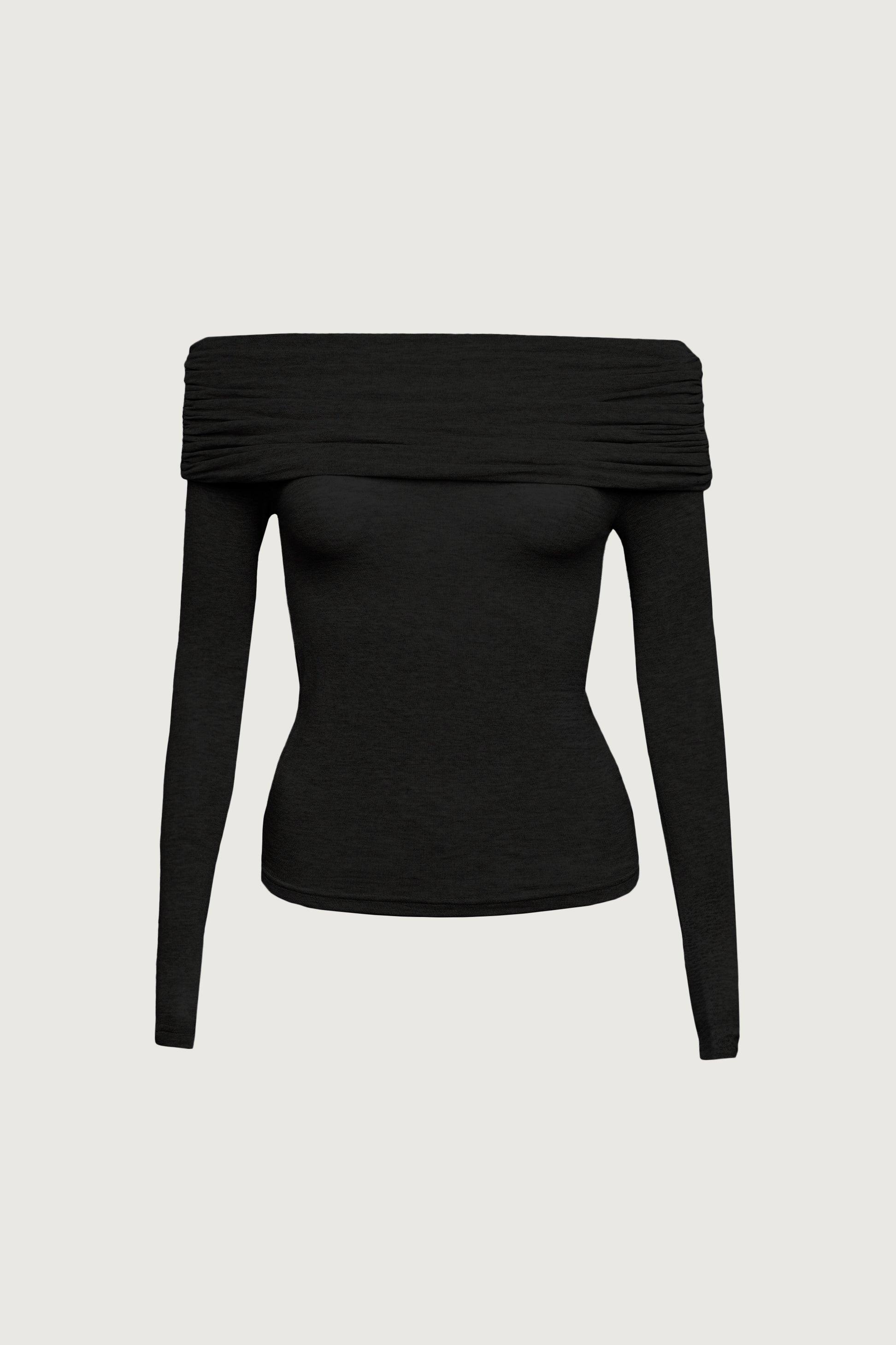 OFF THE SHOULDER FOLD-OVER TOP by OAK + FORT