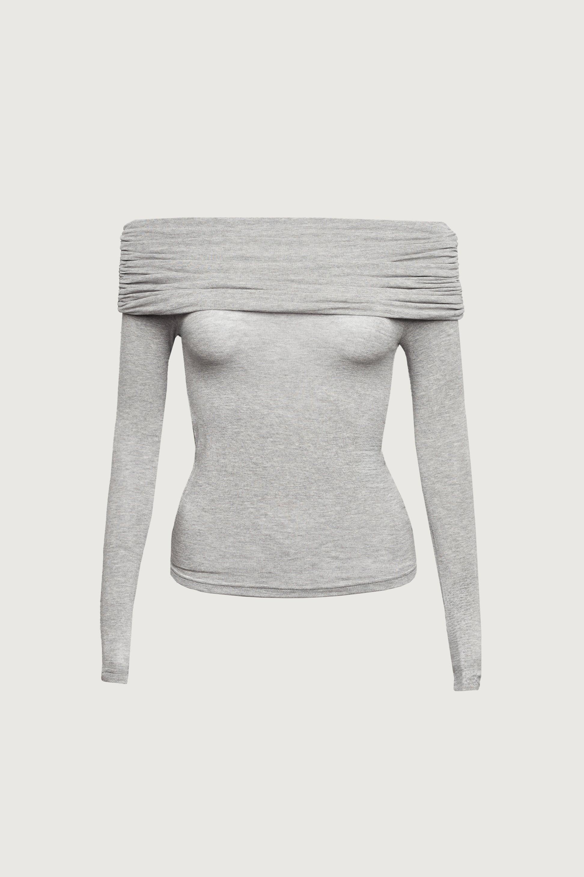 OFF THE SHOULDER FOLD-OVER TOP by OAK + FORT