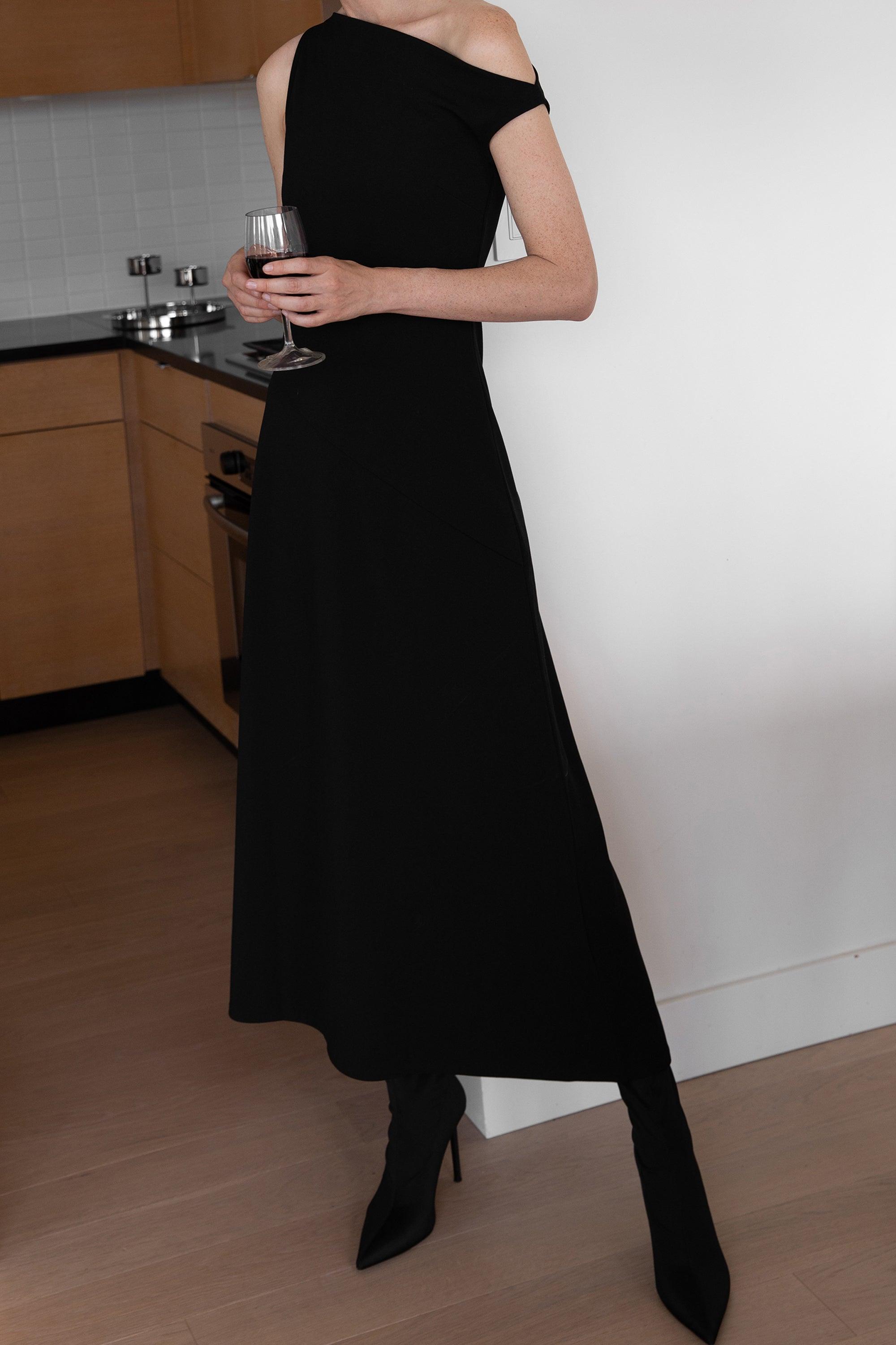 OFF THE SHOULDER MAXI DRESS by OAK + FORT