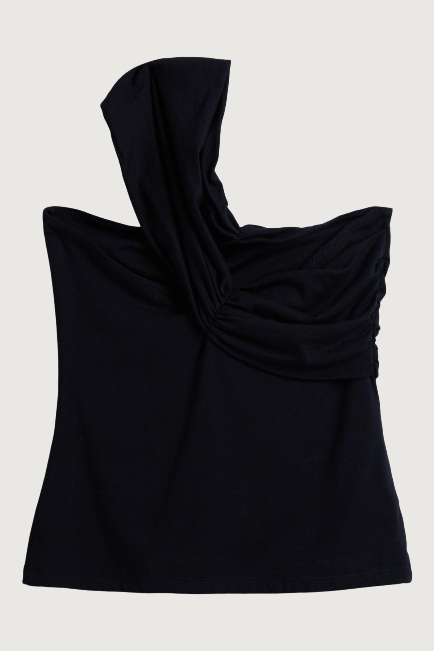 ONE SHOULDER KNIT TOP by OAK + FORT