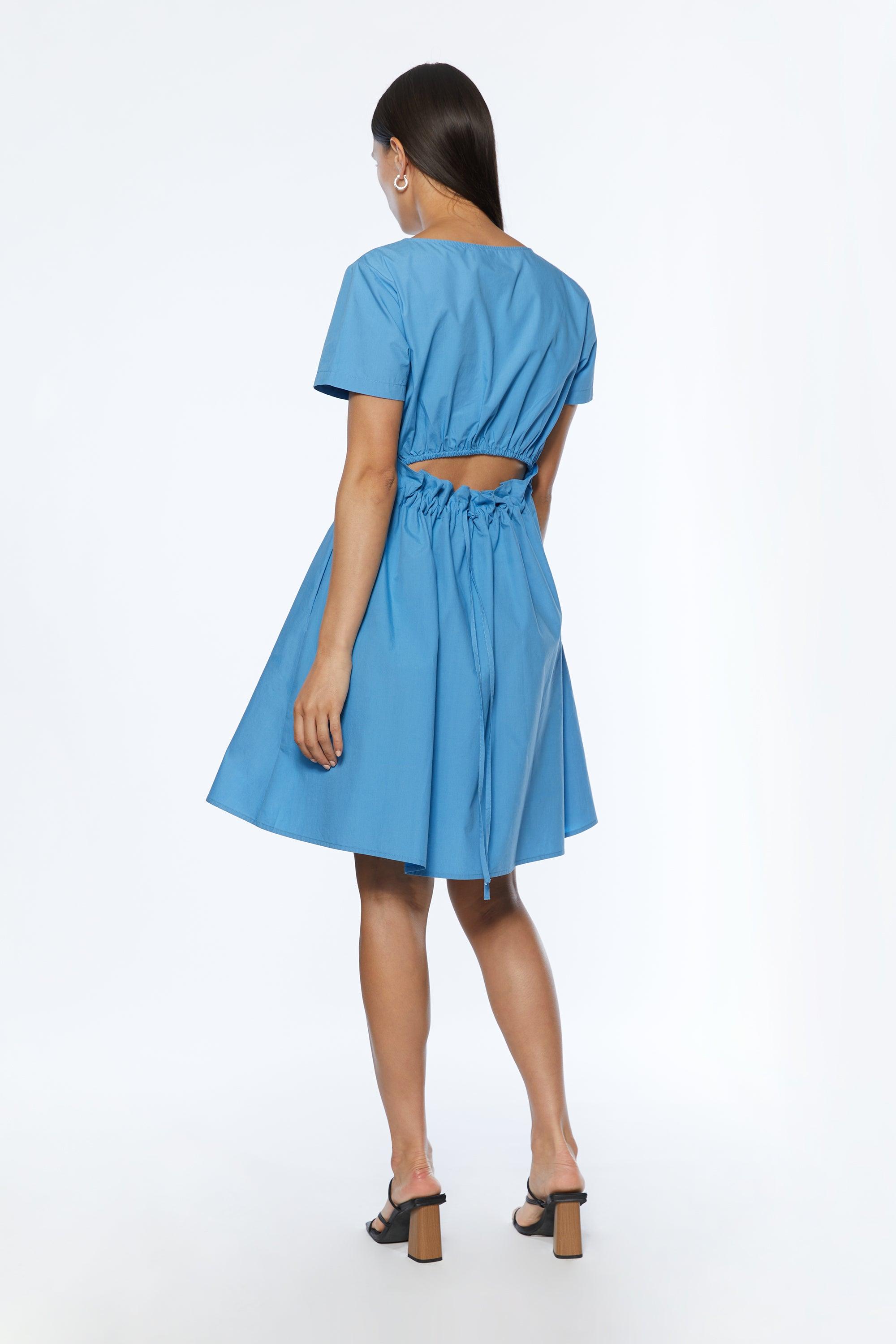 OPEN BACK MIDI DRESS by OAK + FORT