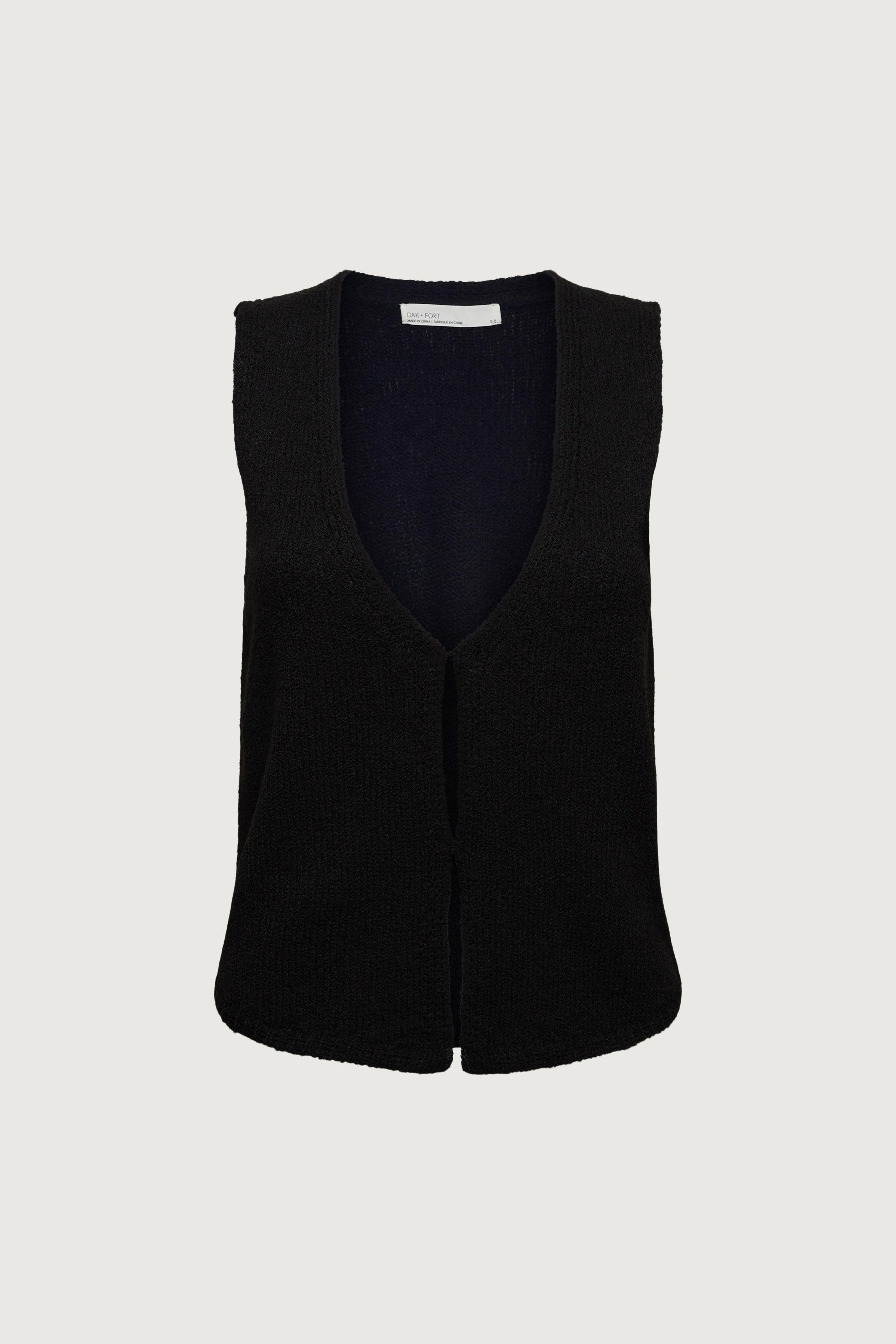 OPEN FRONT KNIT TANK by OAK + FORT