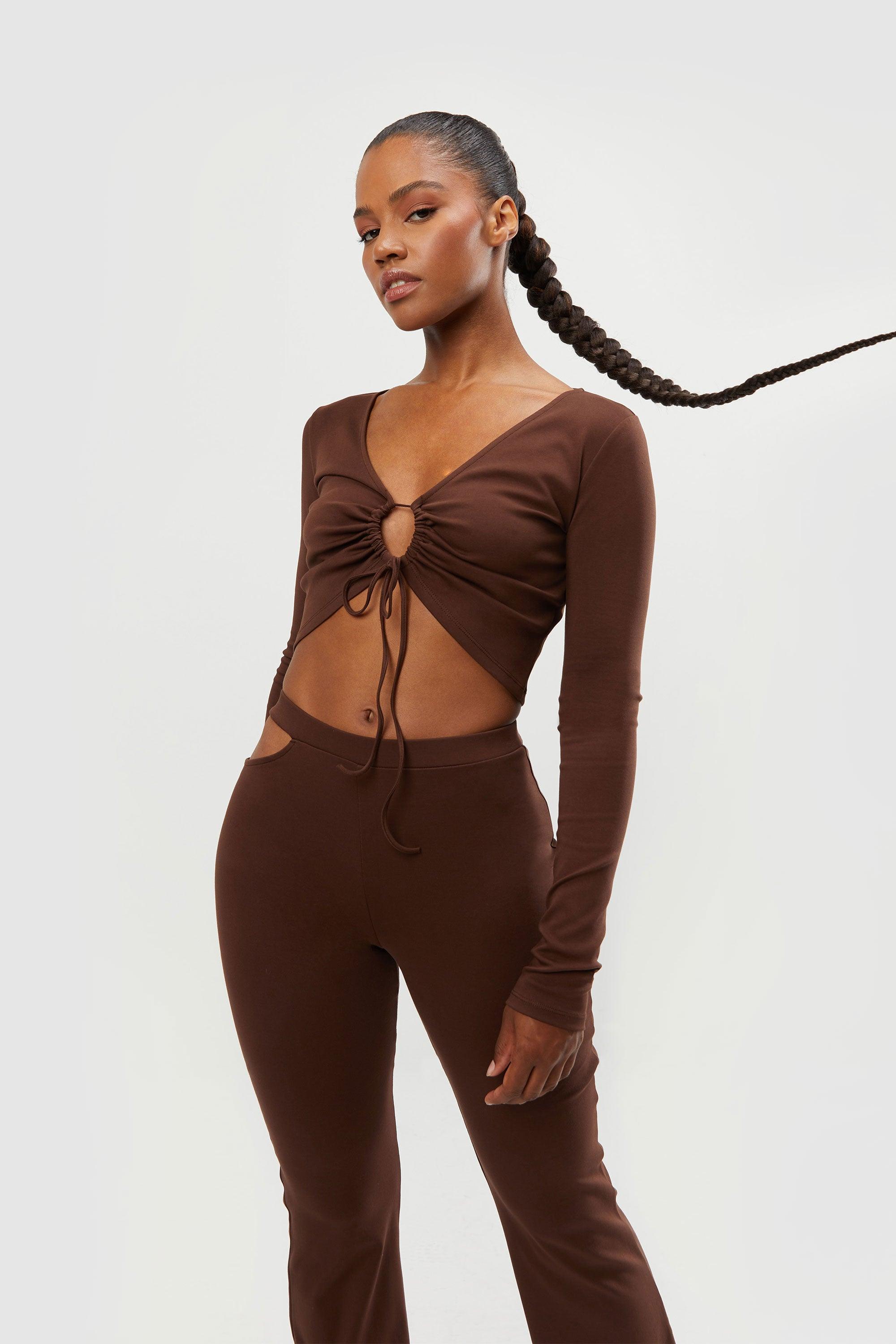 OPEN FRONT TOP WITH TIES by OAK + FORT